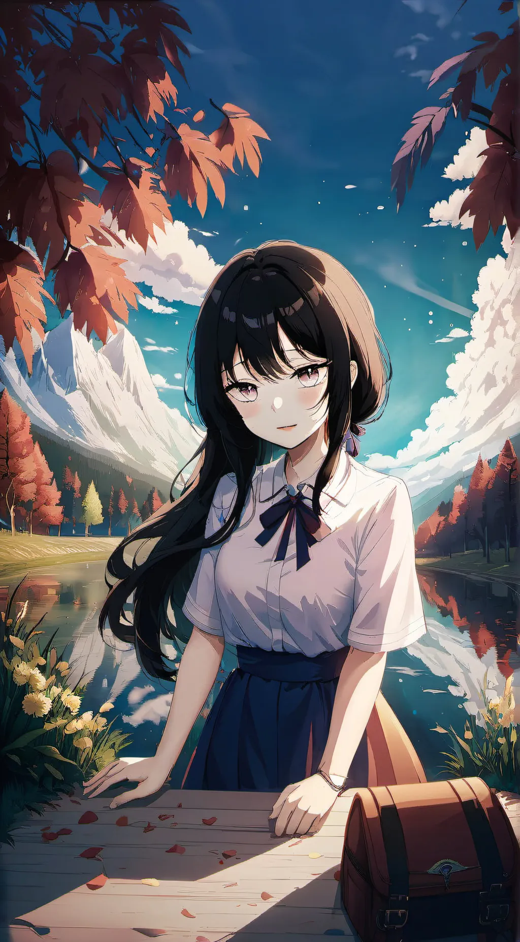 ai character: normal  background