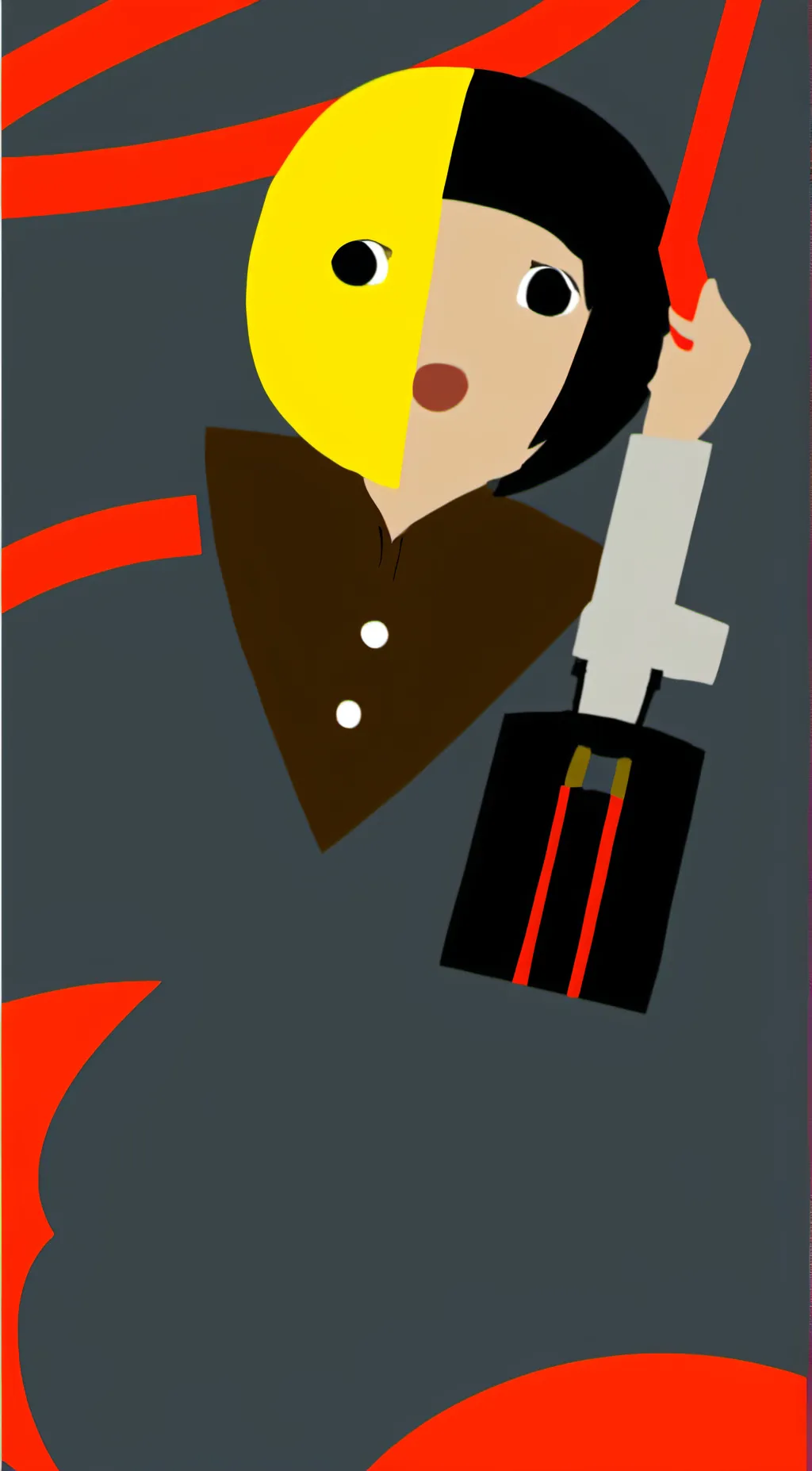 ai character: random background