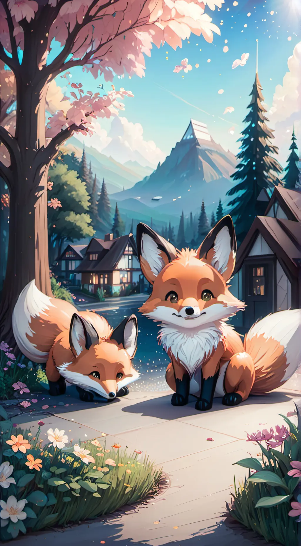 ai character: Ara  background