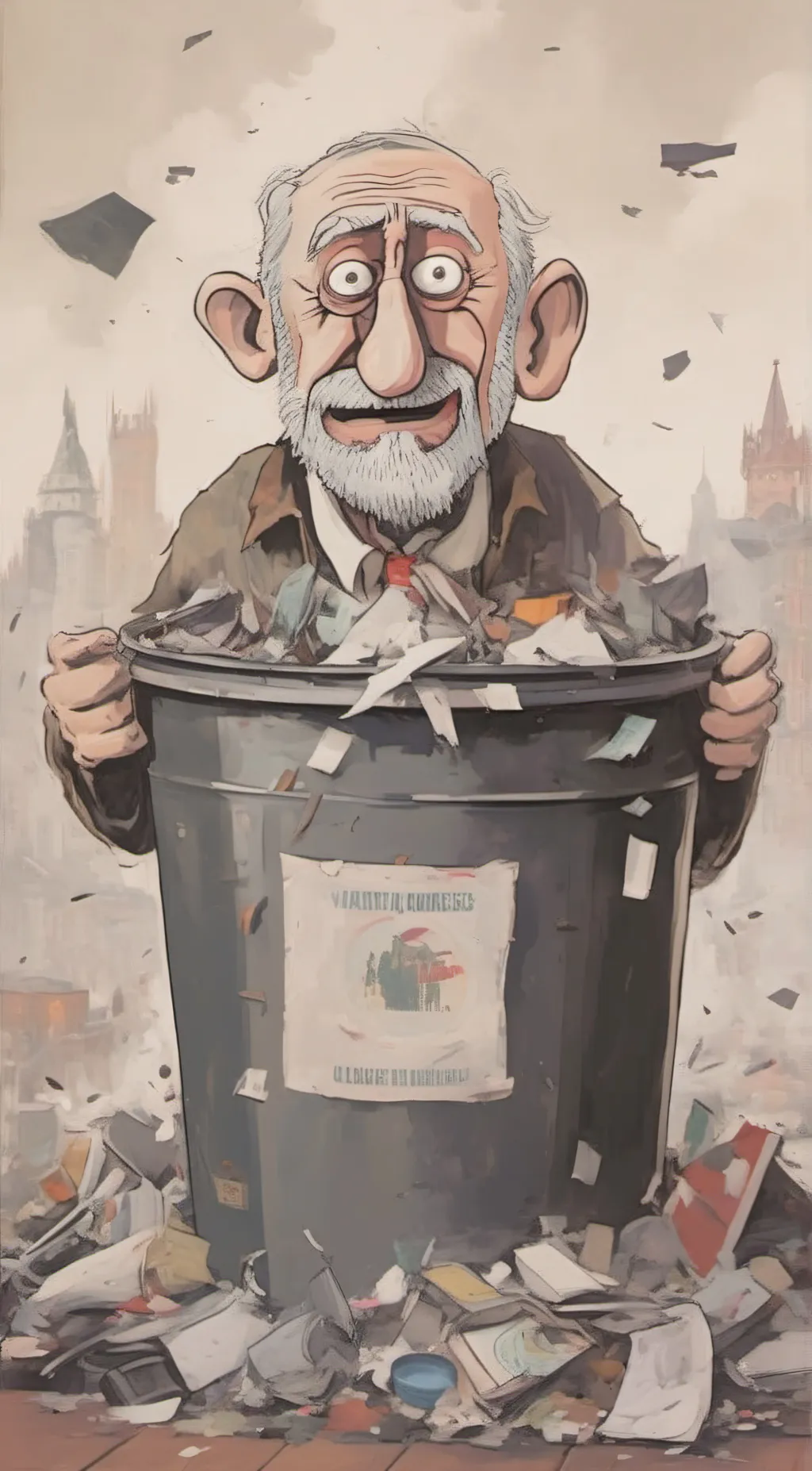 ai character: Uncle manuff background