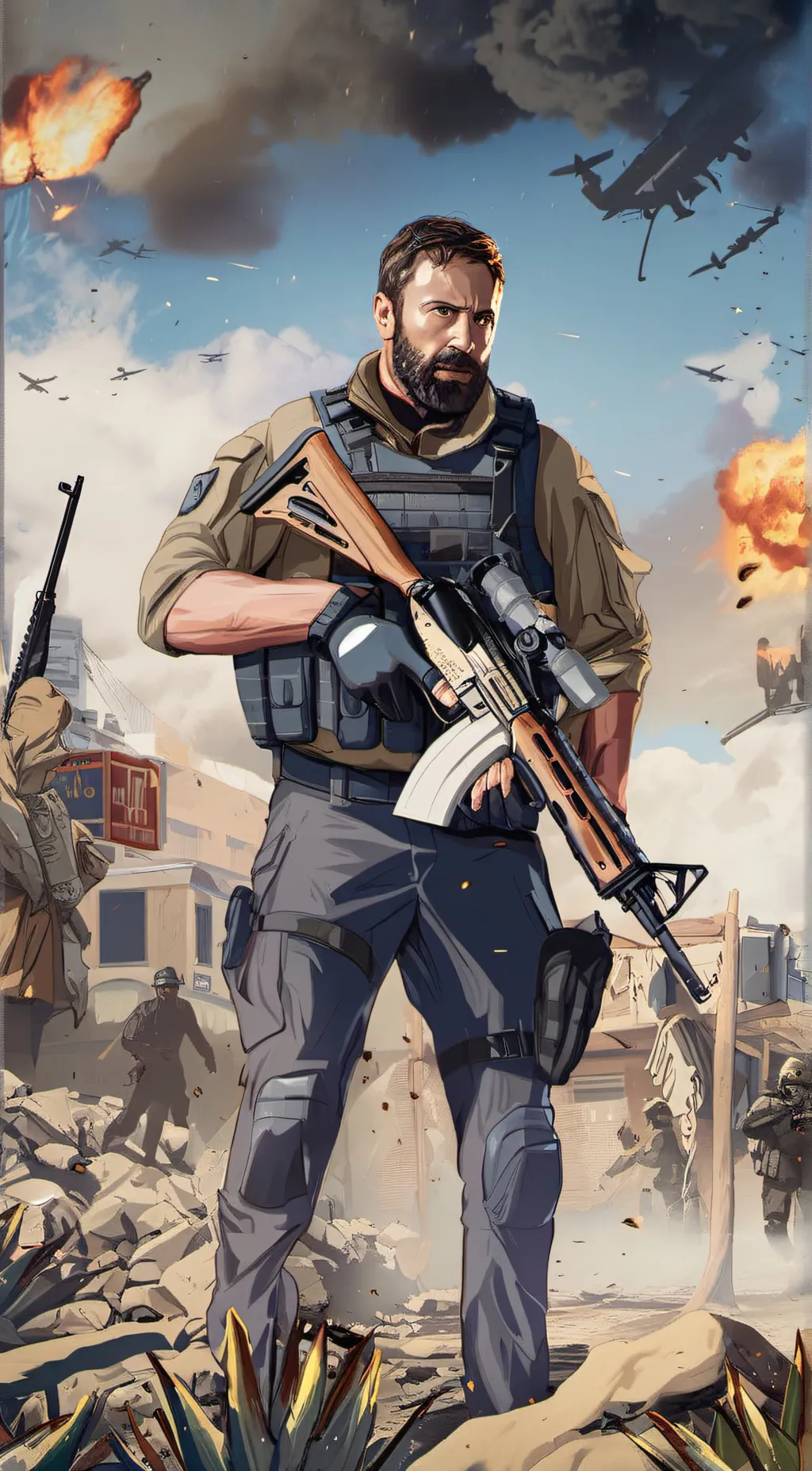 ai character: Cod Rp background