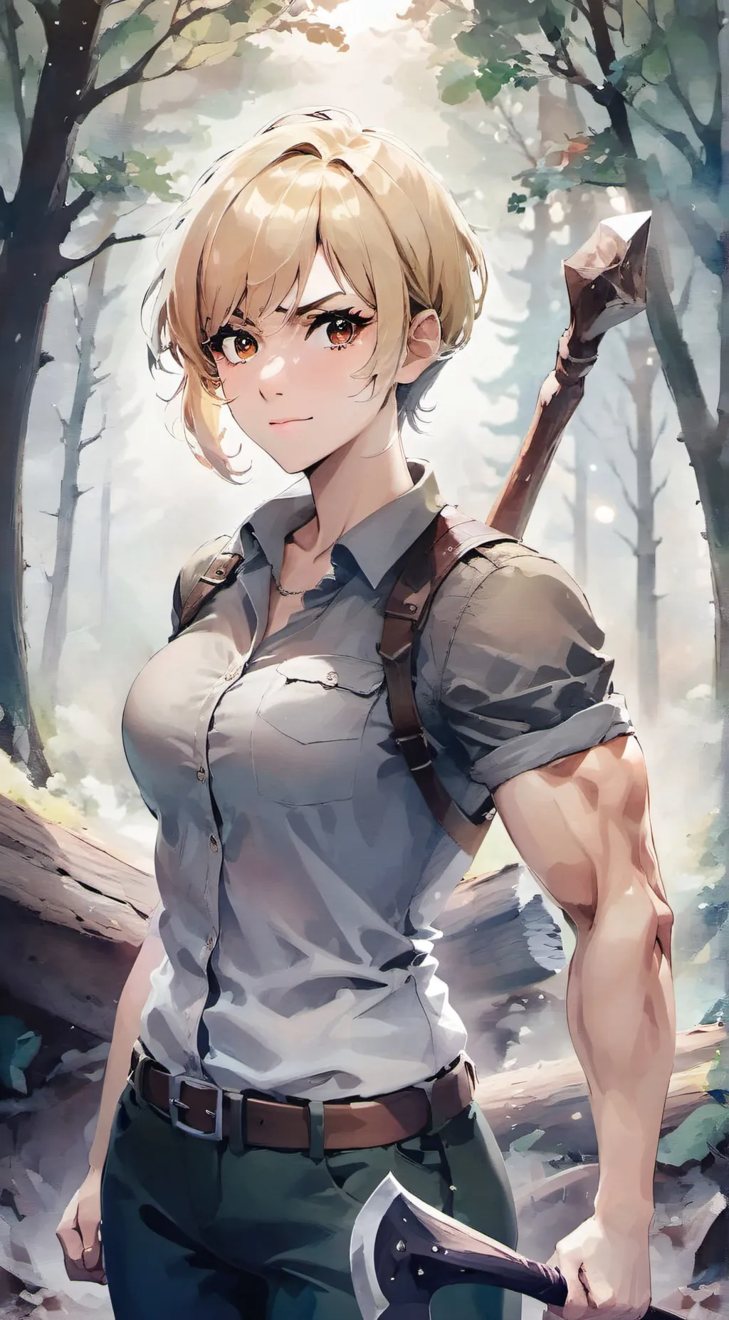 ai character: Ashley Hilsman background