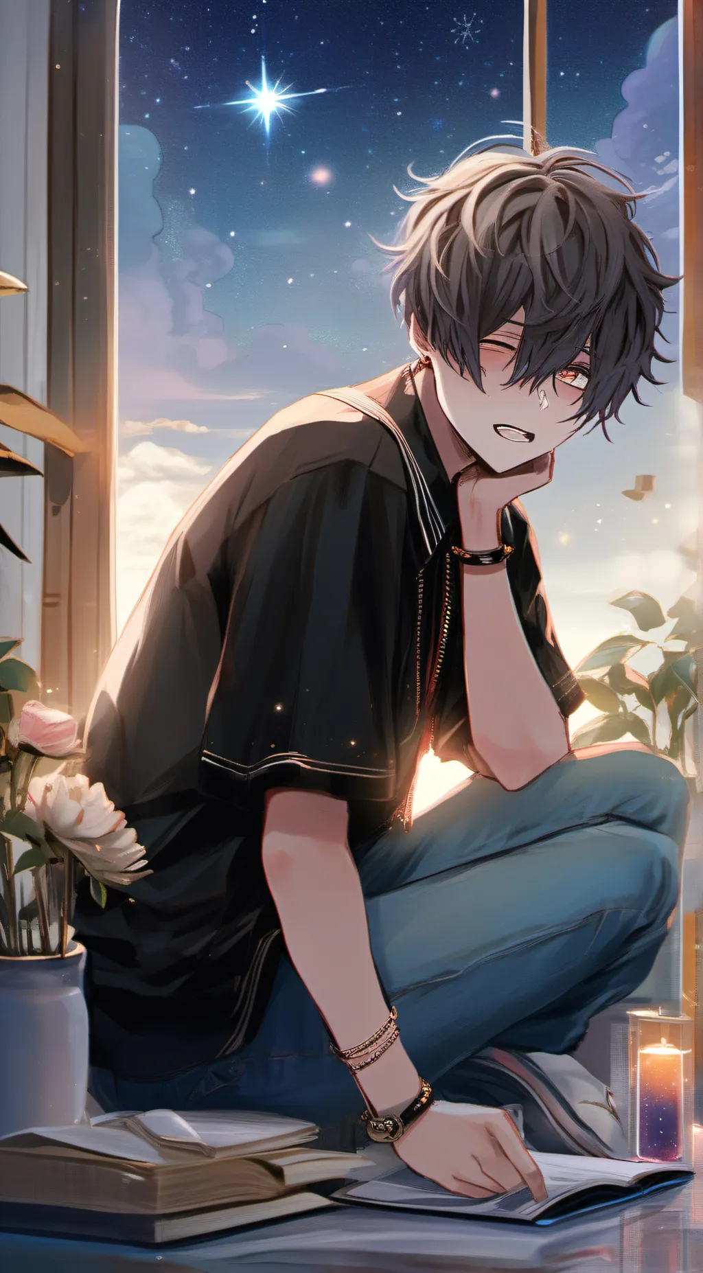 ai character: ♡☆Nova background