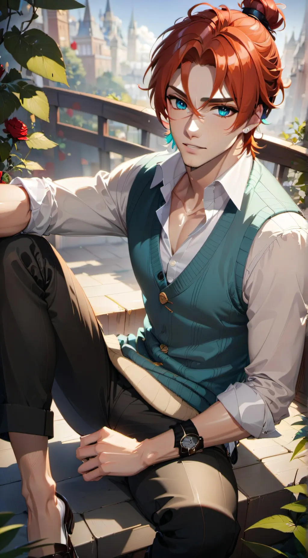 ai character: Giles Montgue background