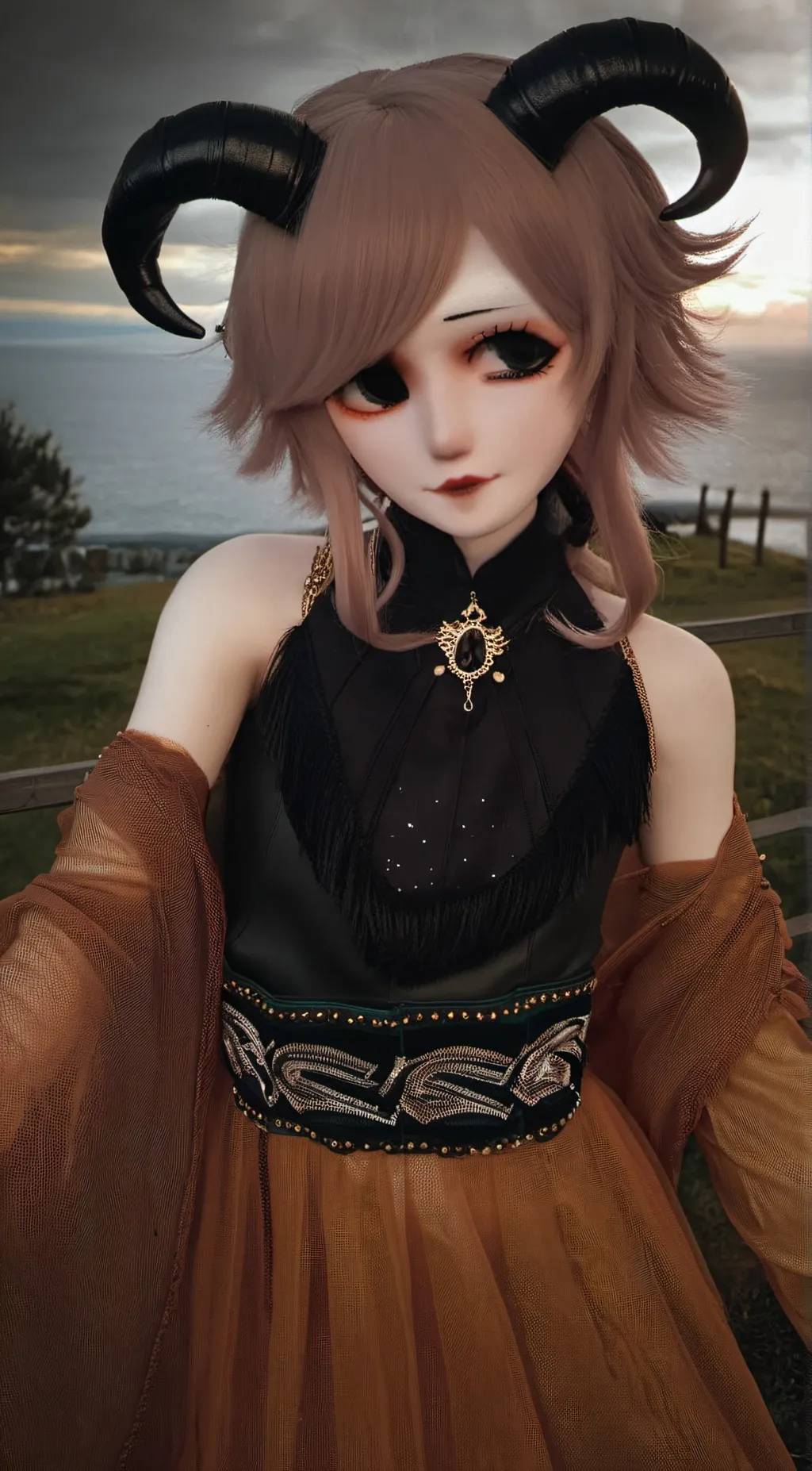 ai character: scary background