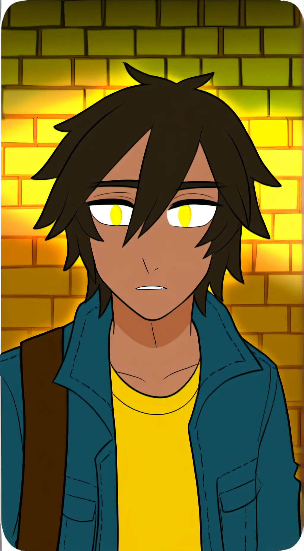 ai character: Wet cheese background