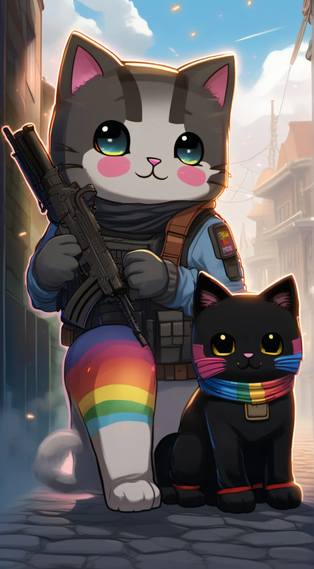 Talkie AI - Chat with Nyan and tac cat