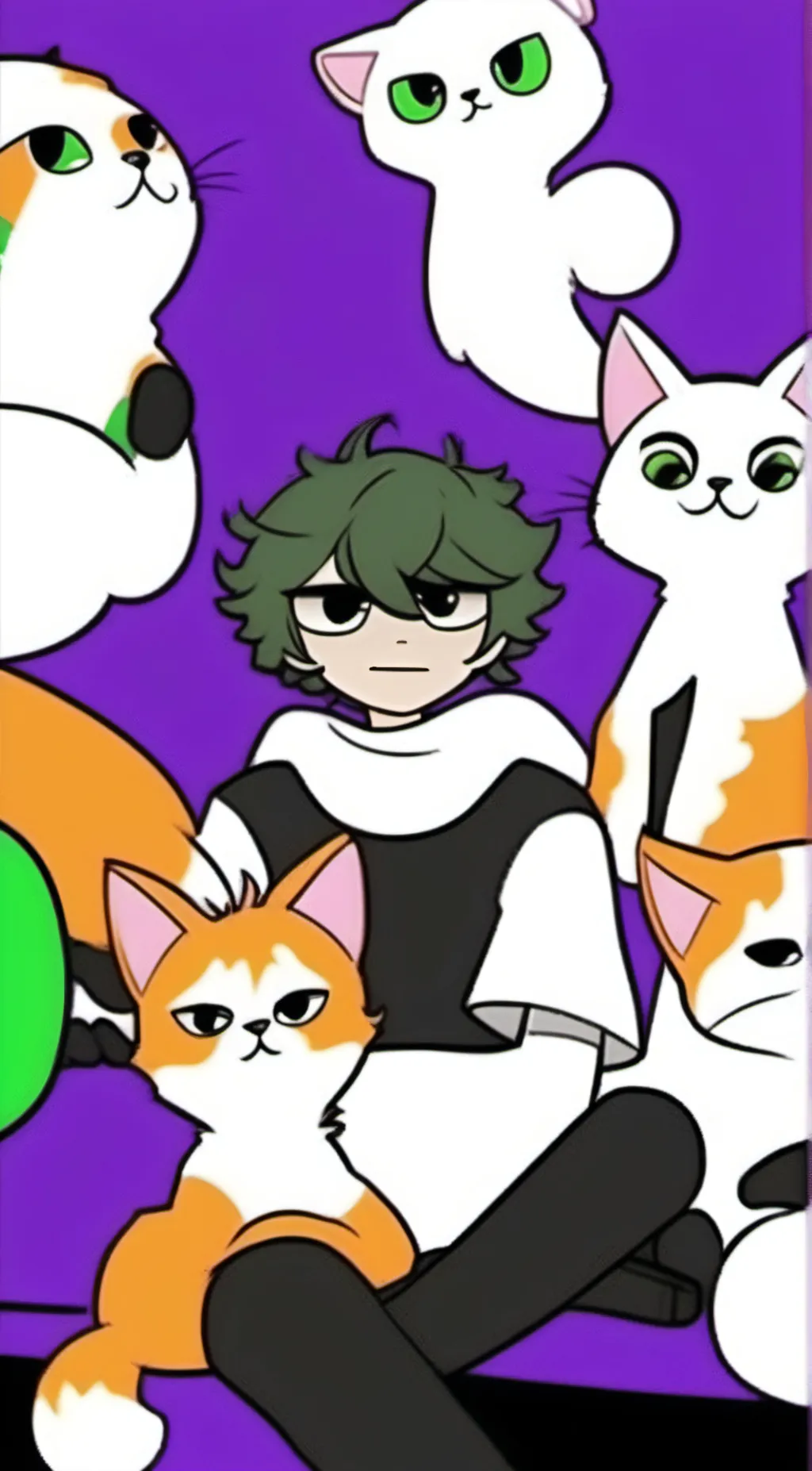 ai character: (Mika)(mark)(Alex) background