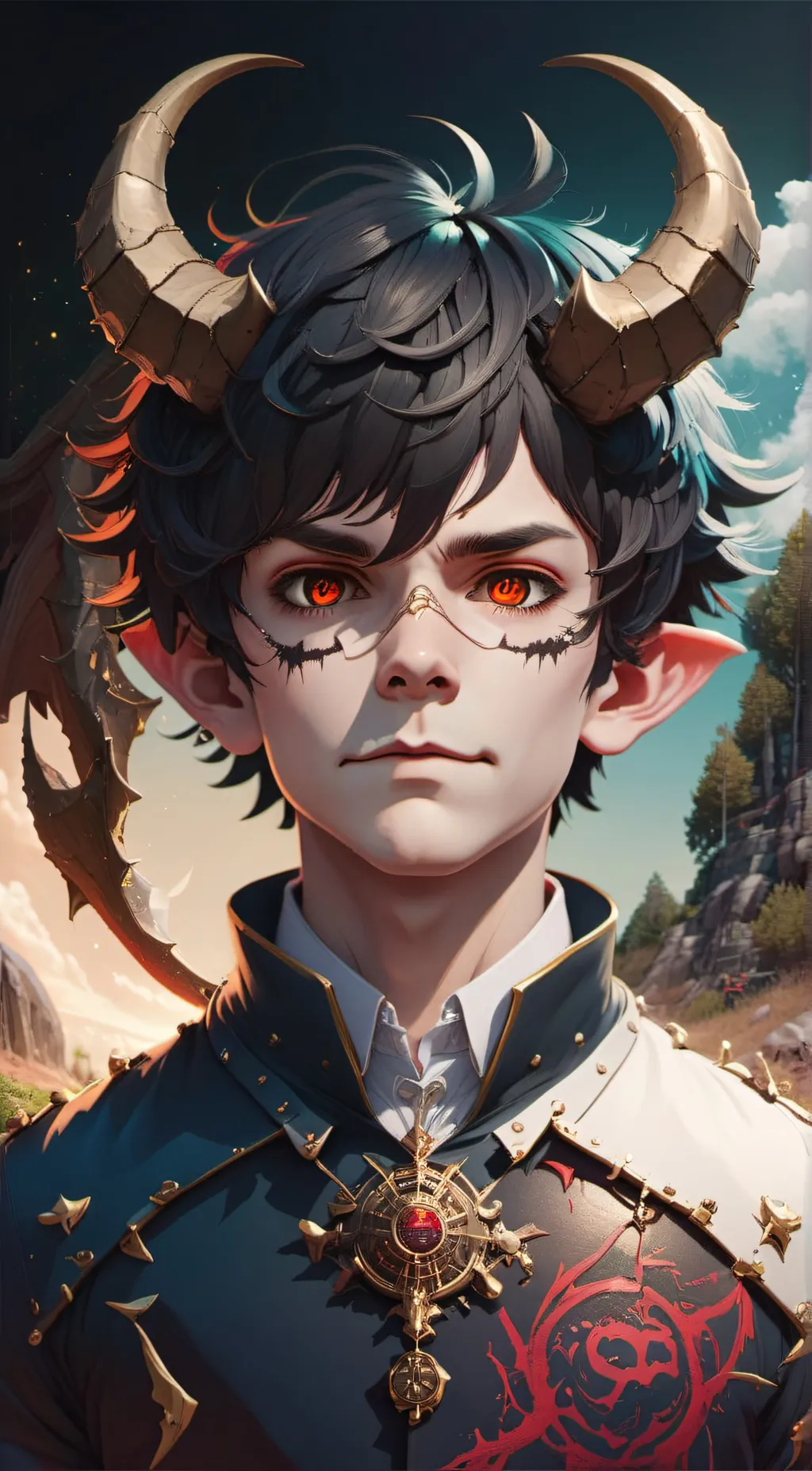 ai character: Akari background