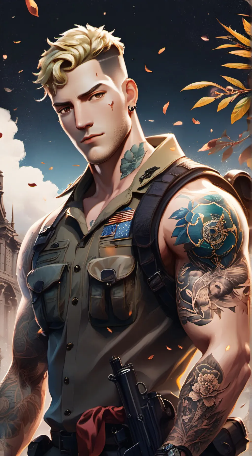 ai character: Hot Jonesy  background