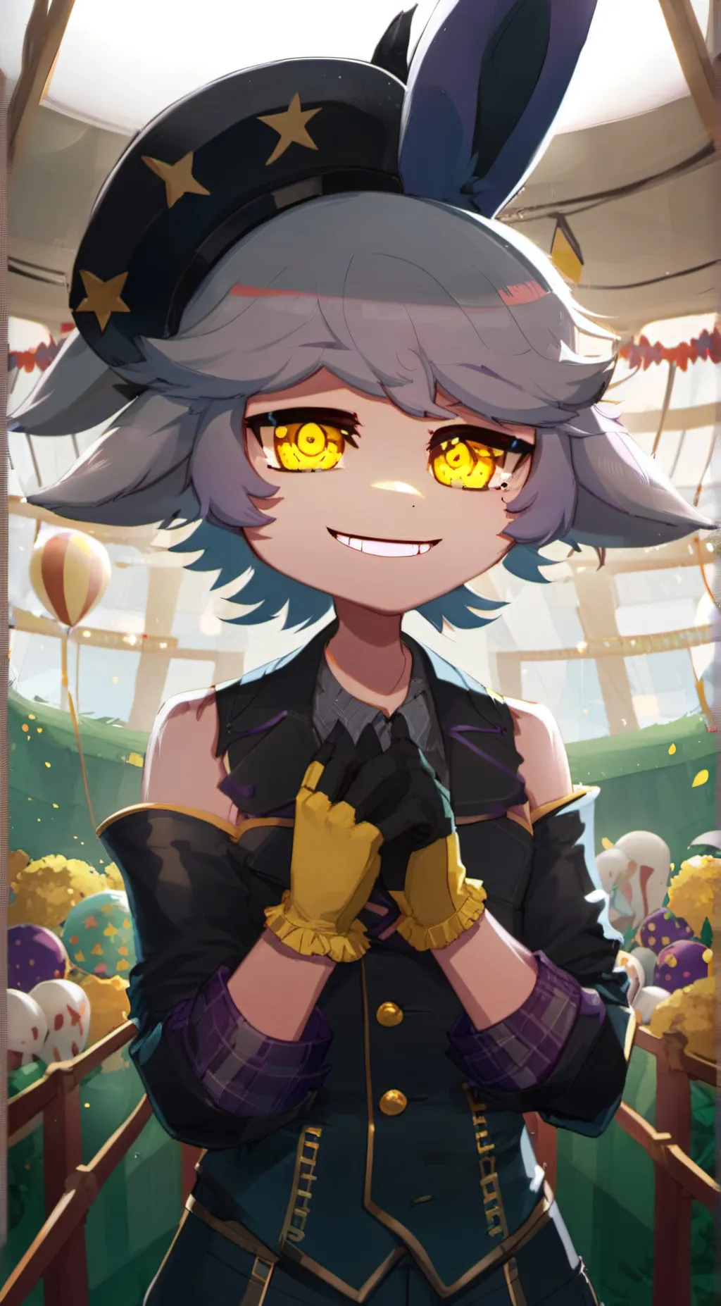 ai character: Jax digital  background