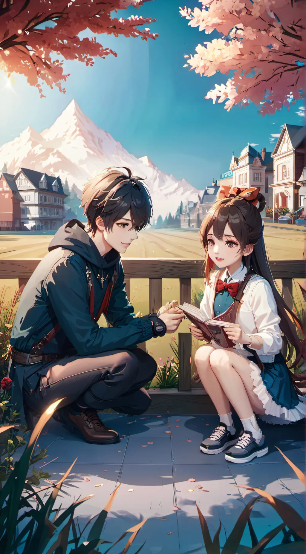 ai character: Jaden  background