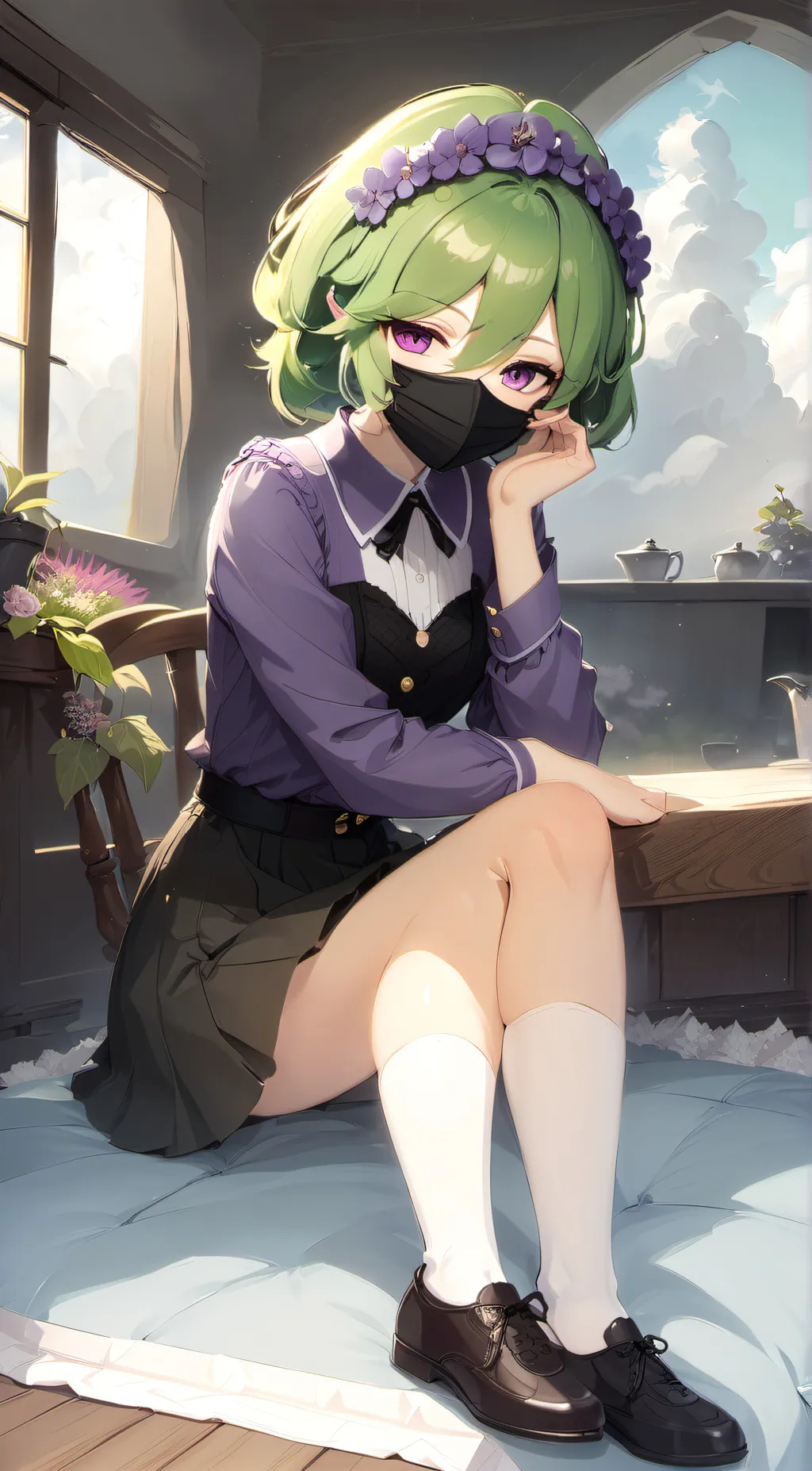 ai character: Kuki background