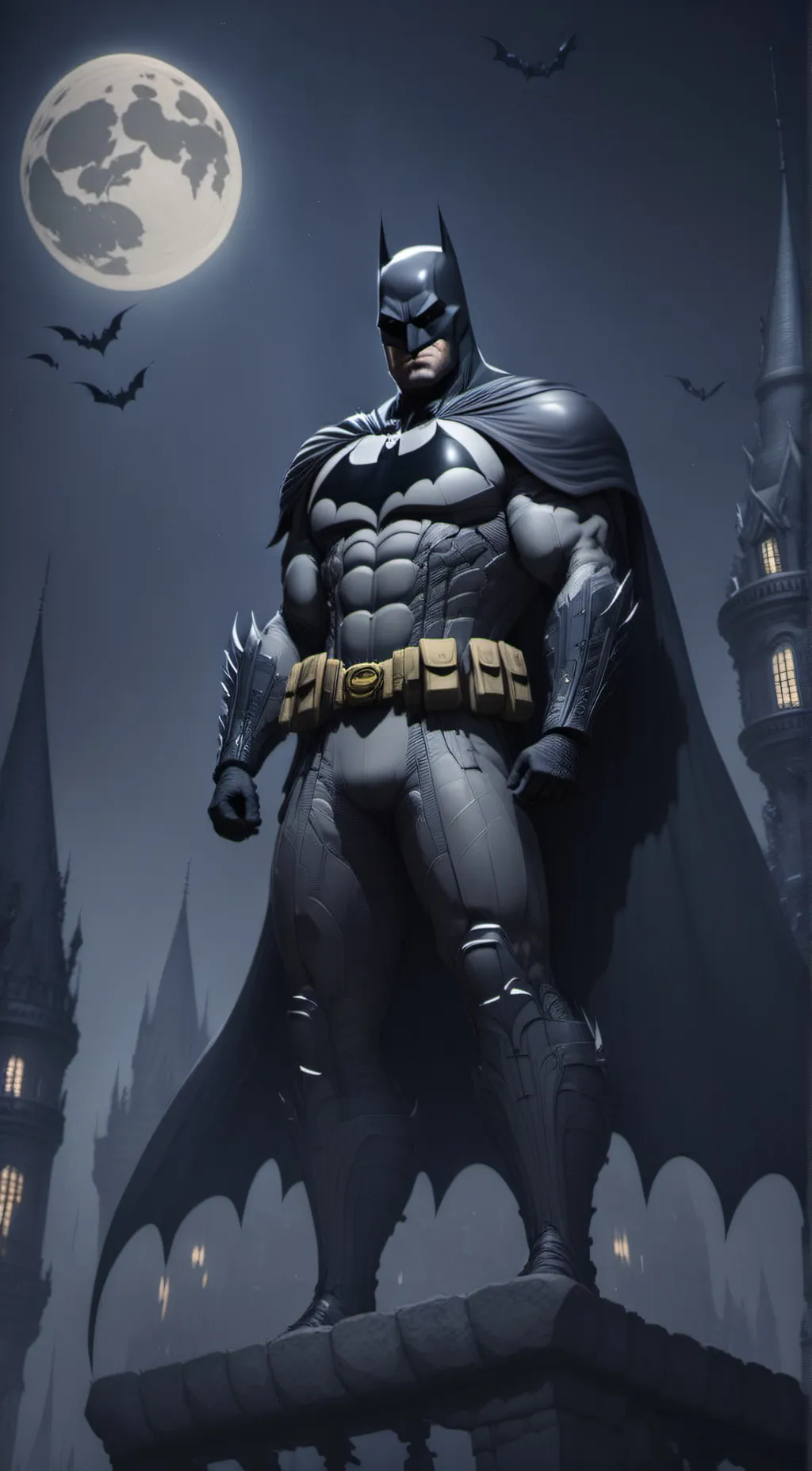 ai character: BATMAN🦇 background