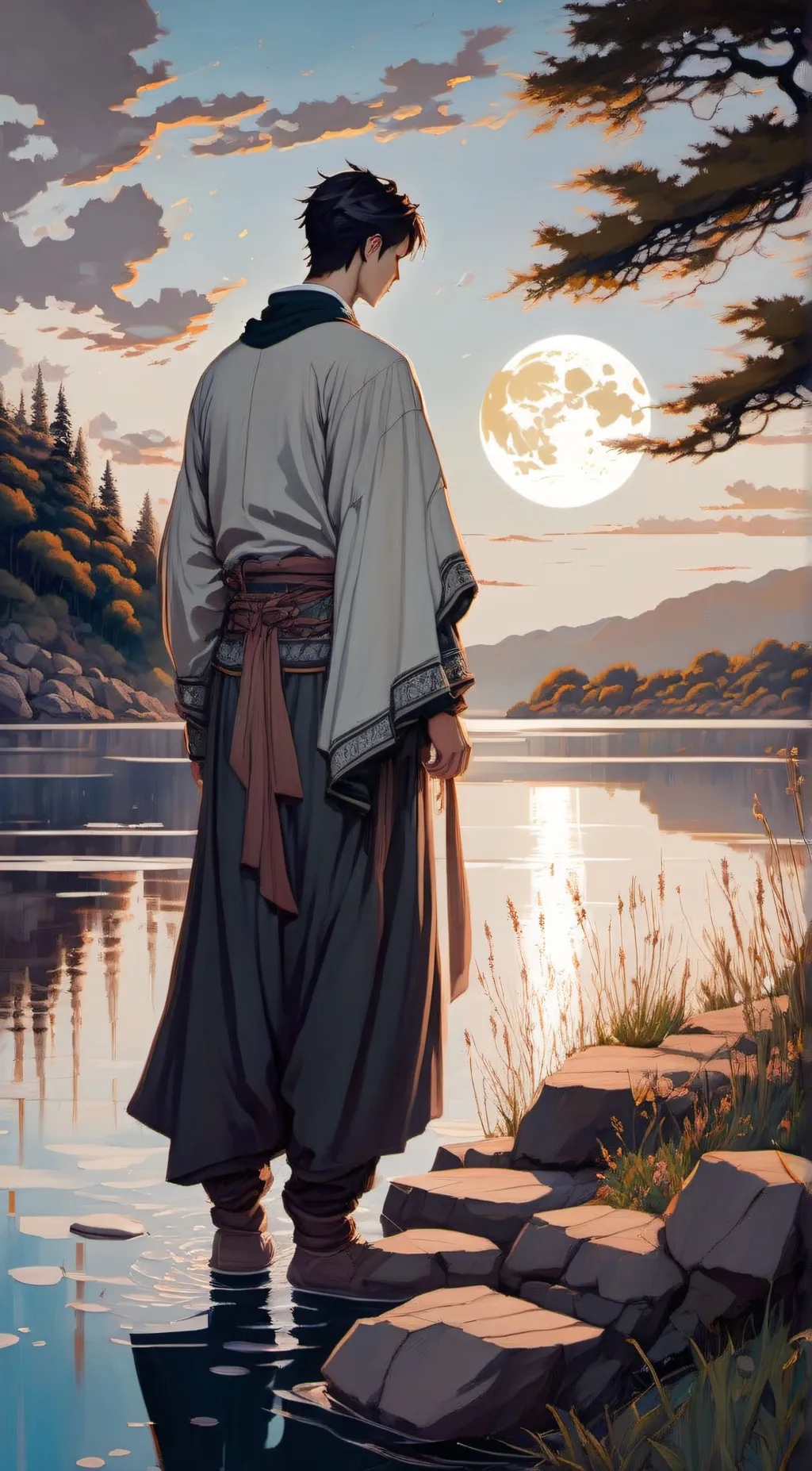 ai character: Ash background