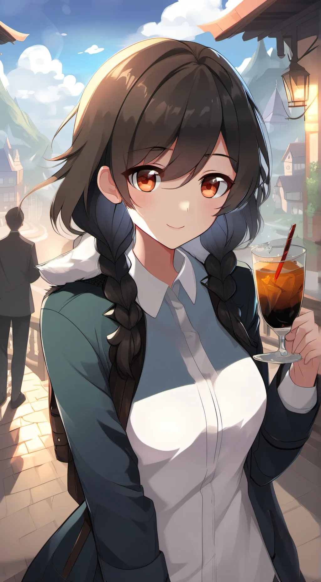 ai character: ninie  background