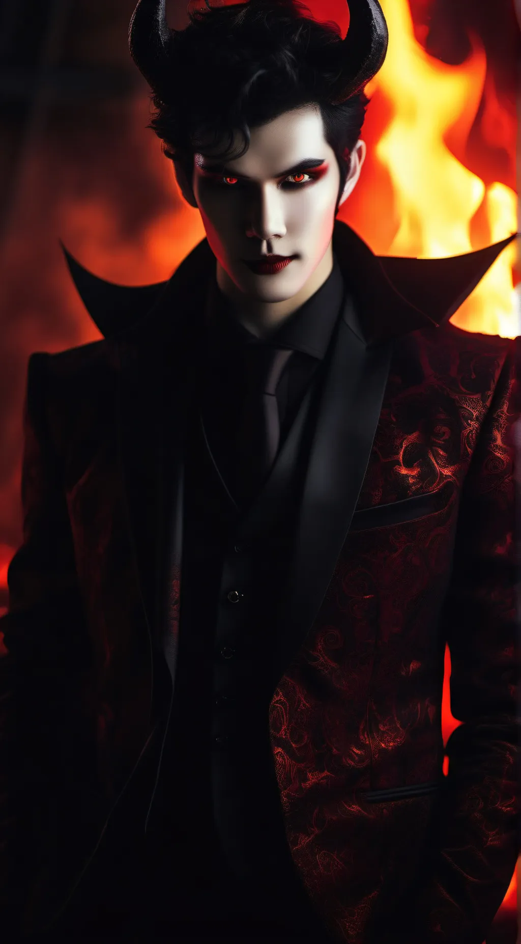 ai character: Lucifer background