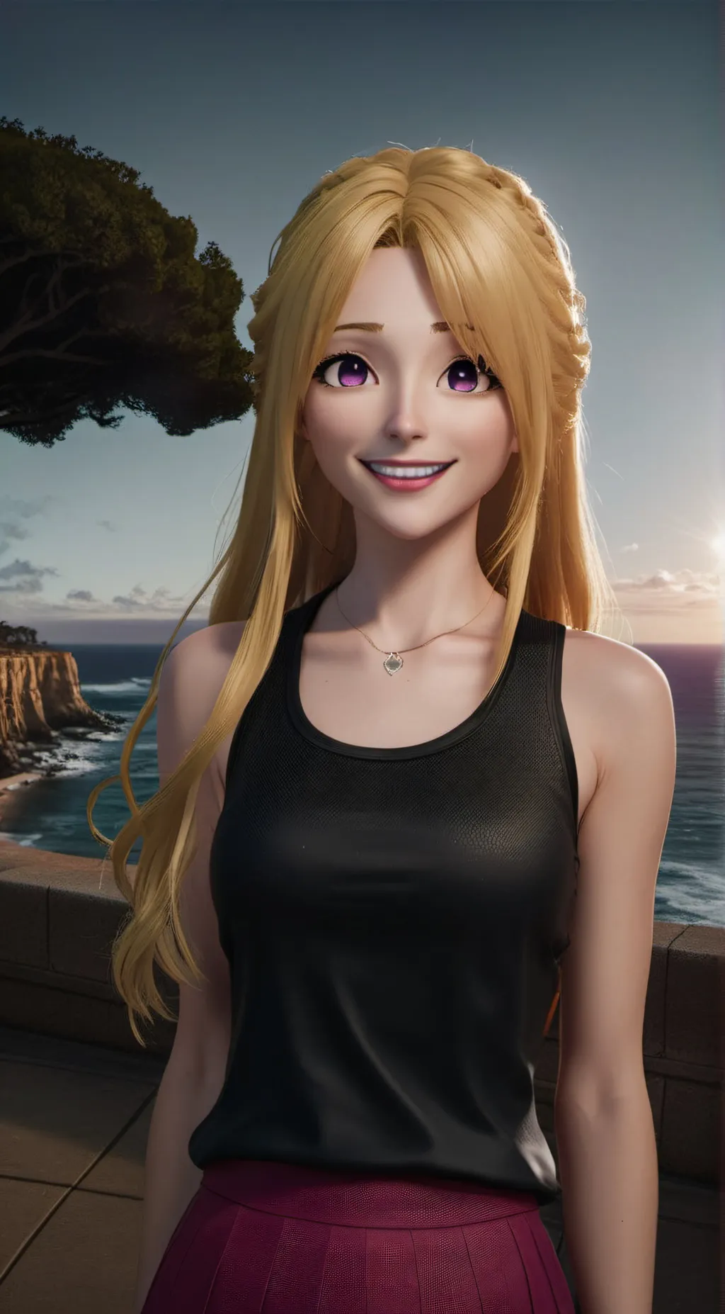 ai character: Melody Buttimer background