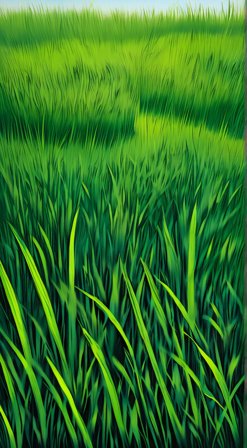 ai character: GRASS background