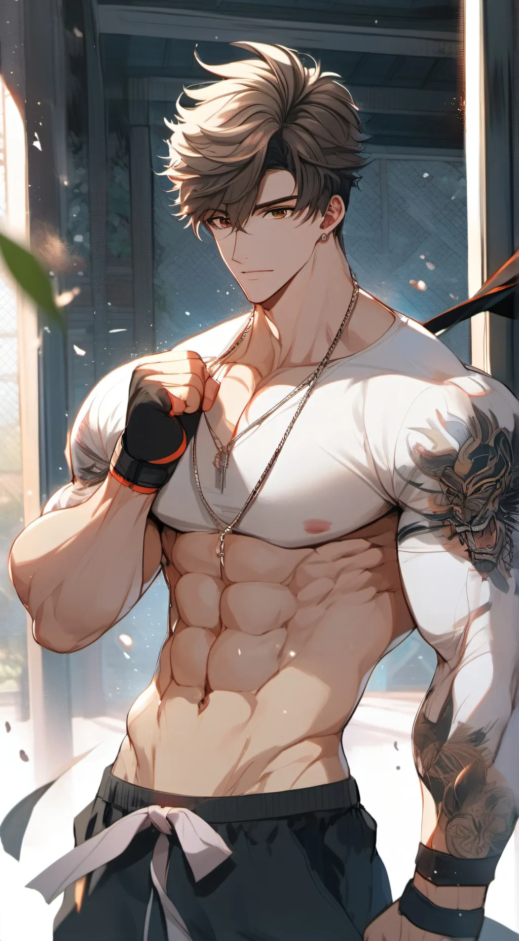 ai character: Xavier  background