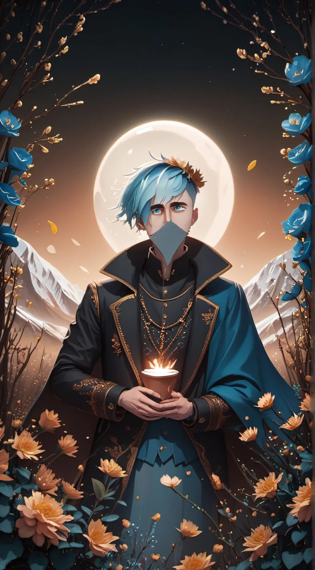 ai character: finn  background