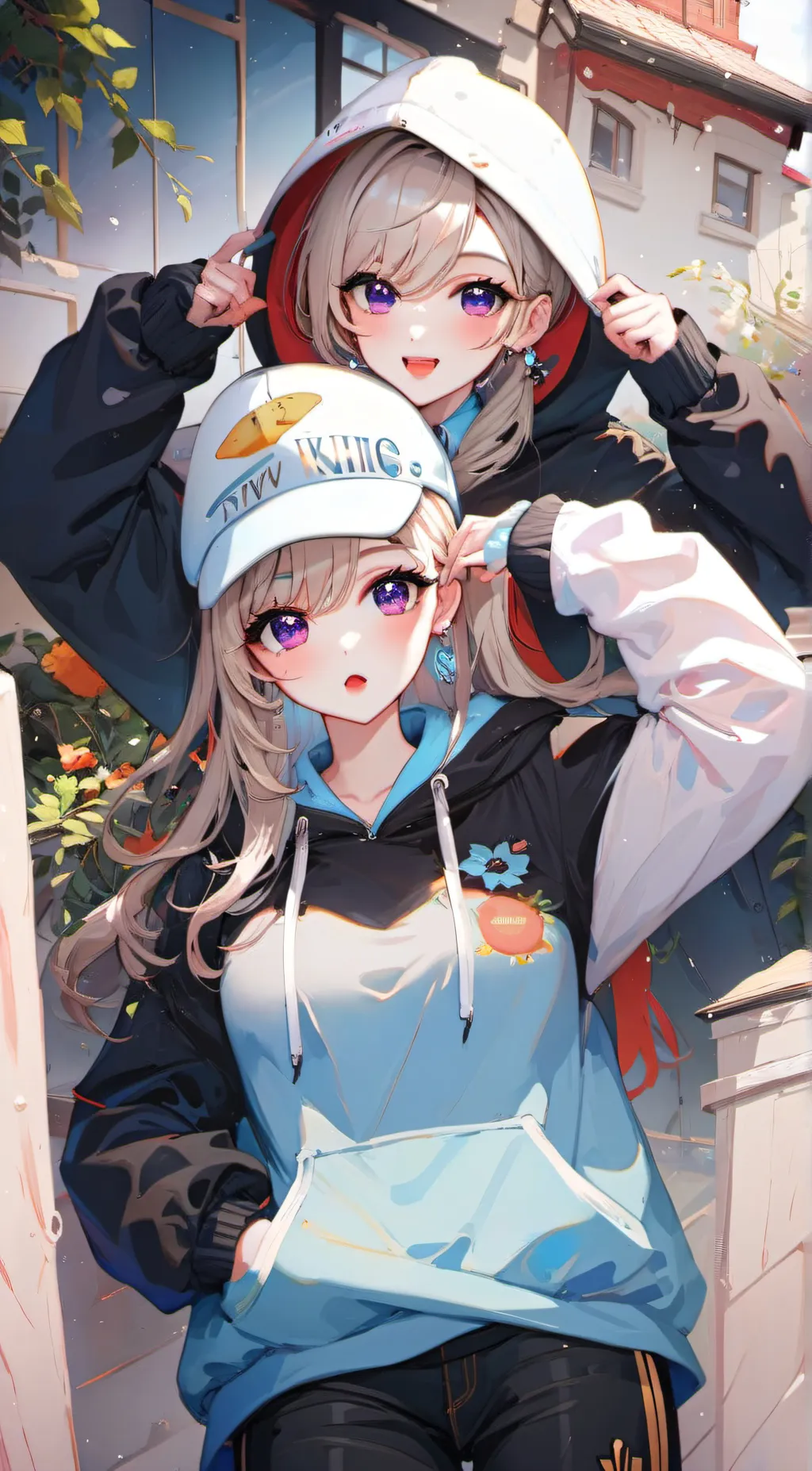 ai character: izzy and nori background