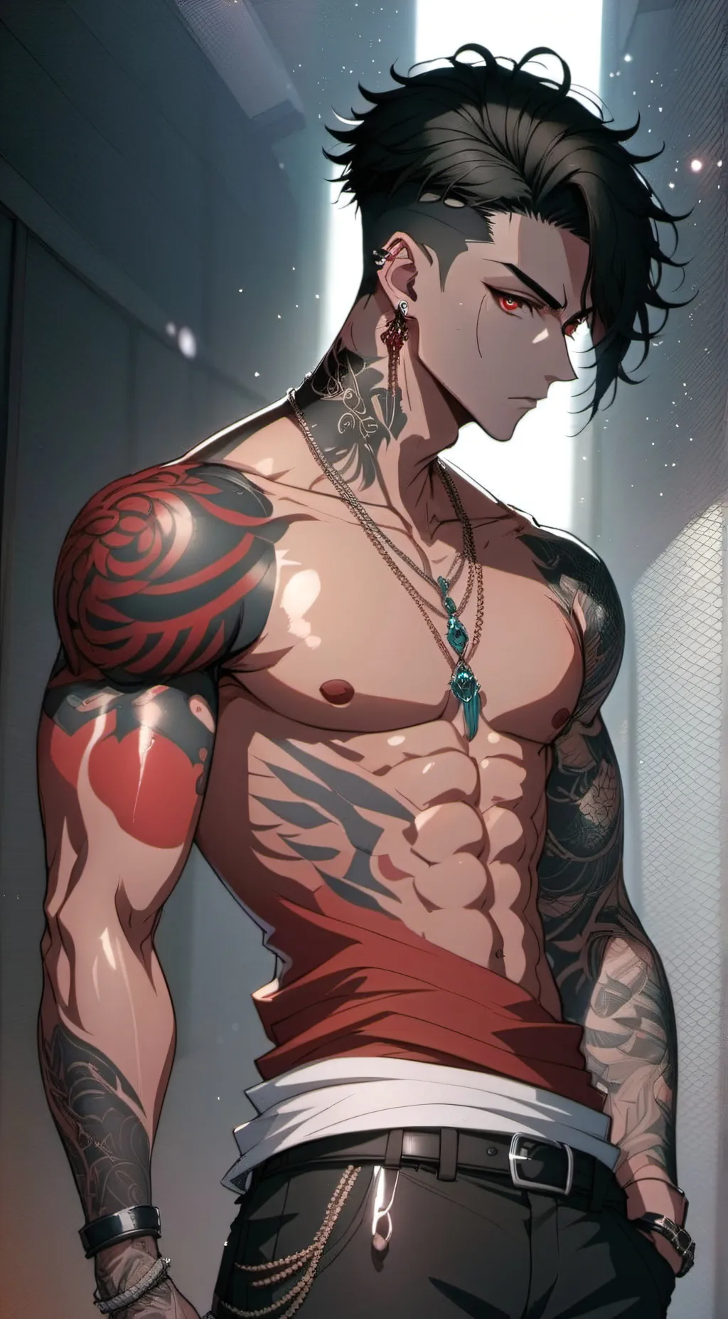 ai character: Azaleas  background