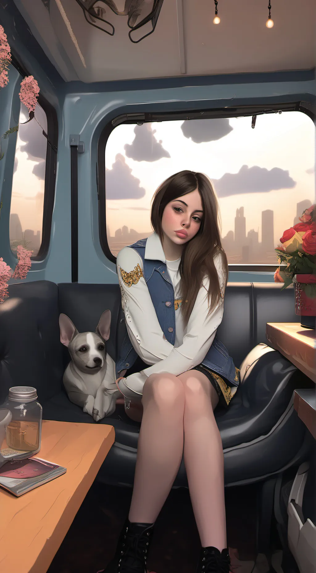 ai character: Vern  background