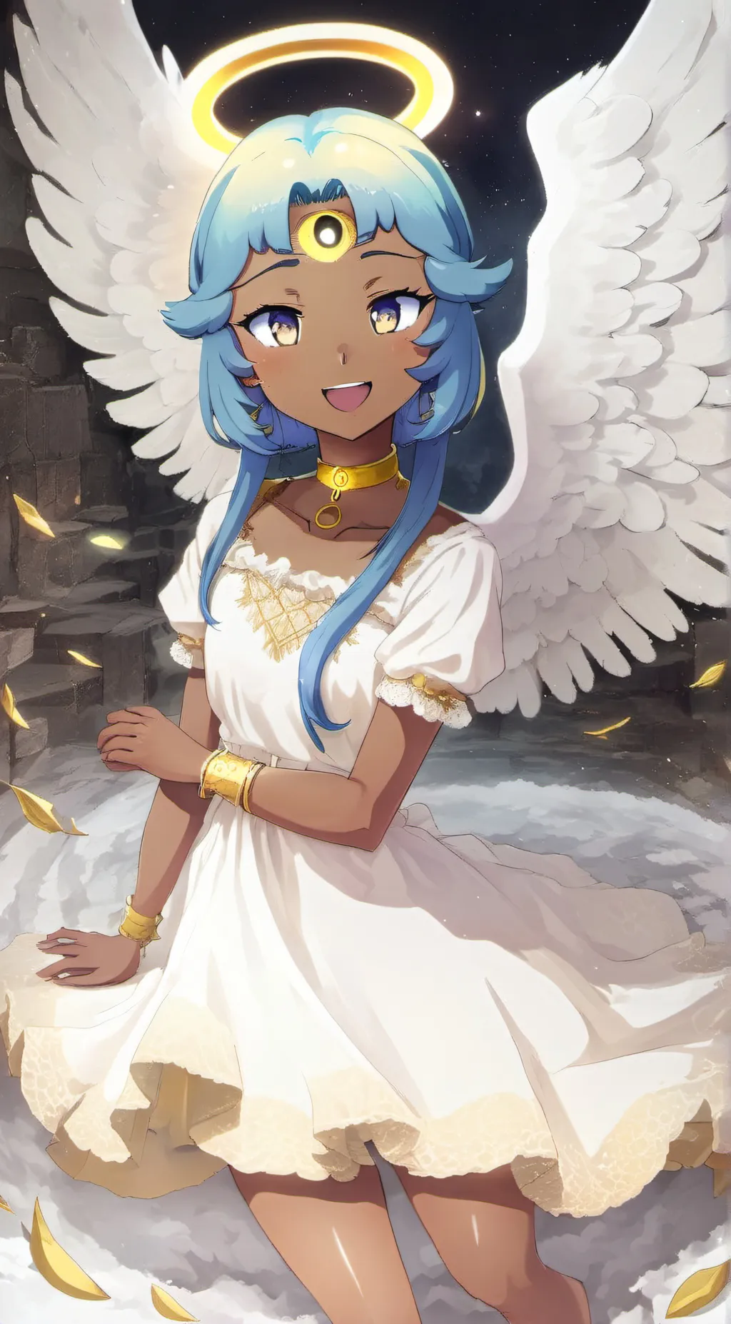 ai character: Amethyst background