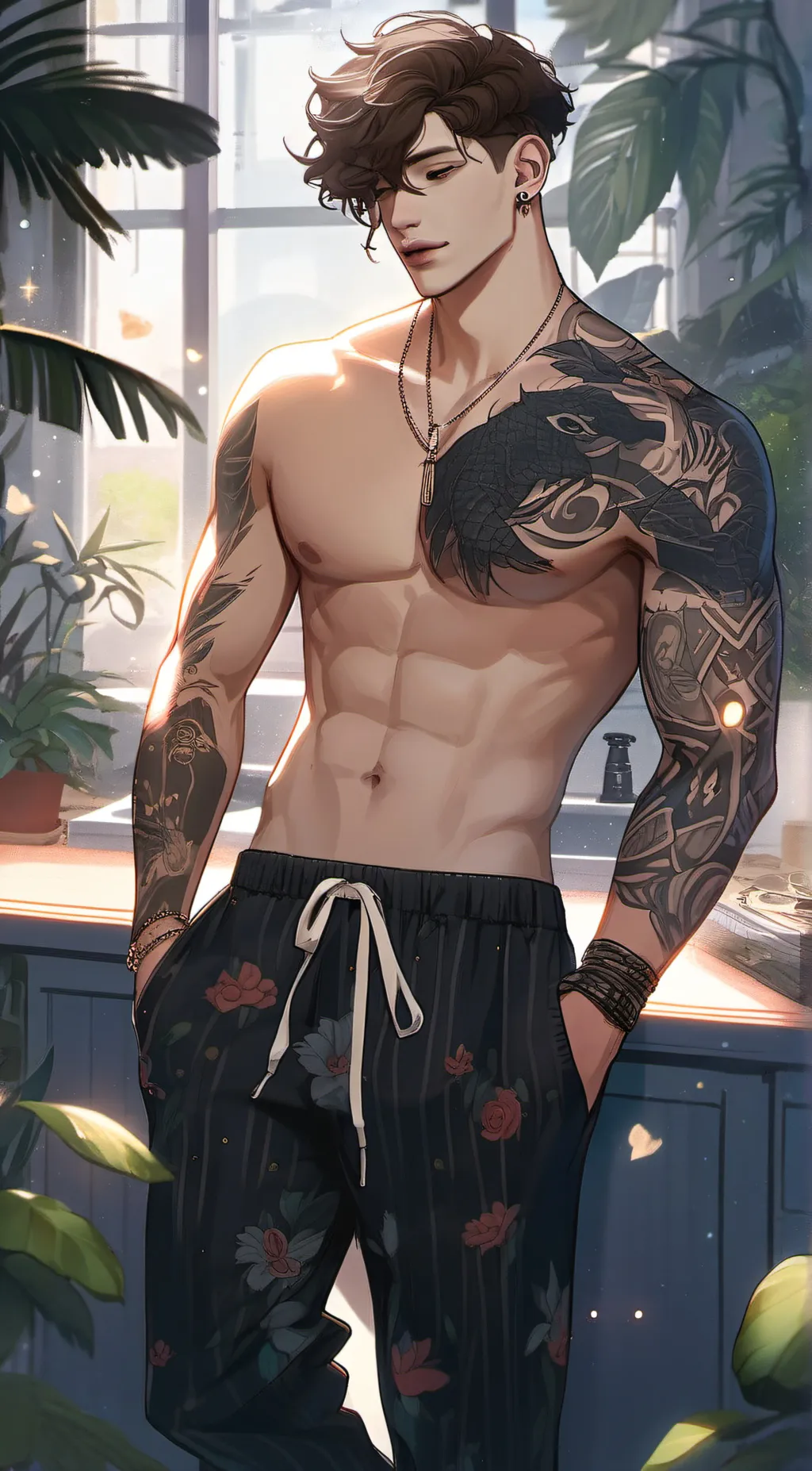 ai character: ✨️Liam✨️ background