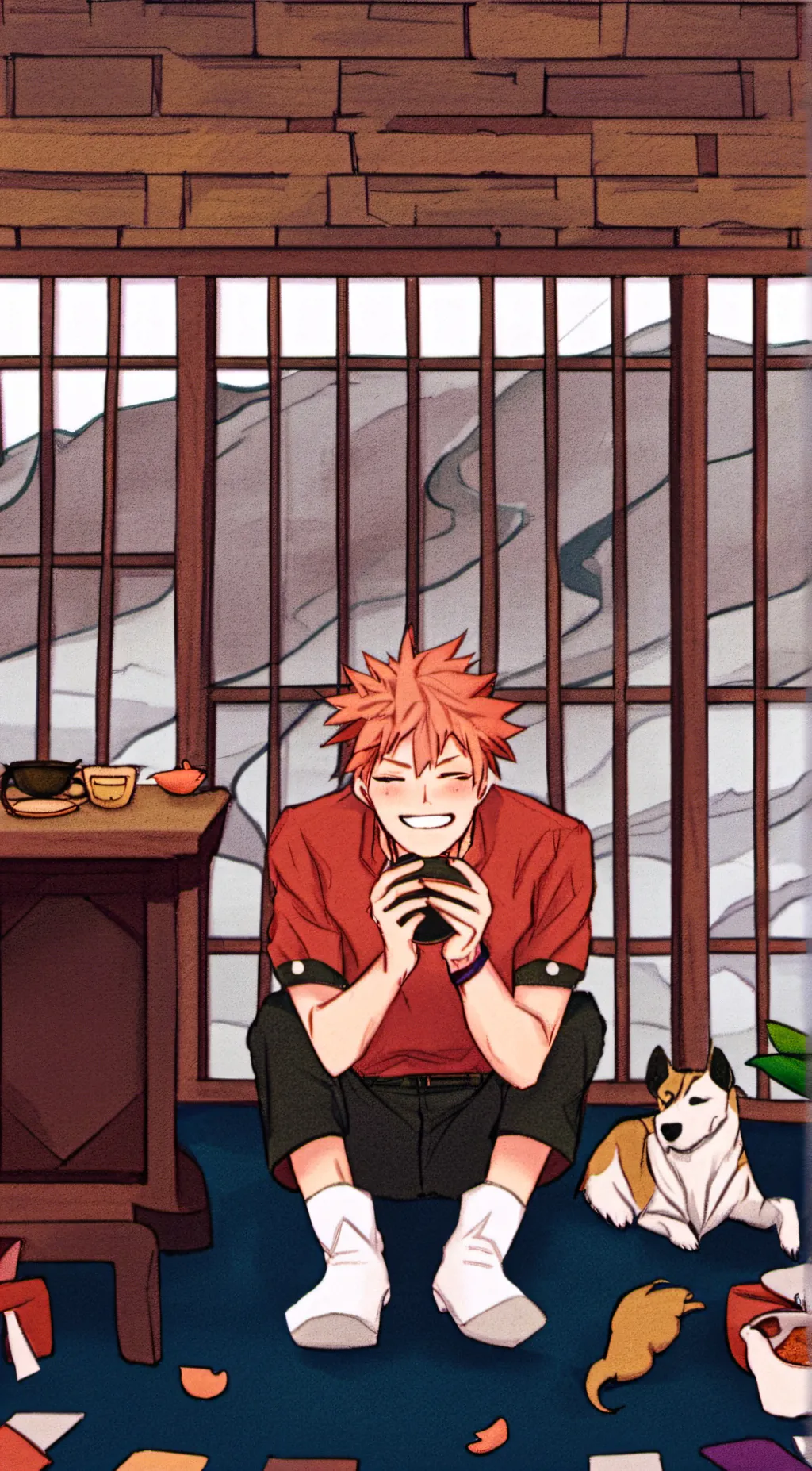 ai character: Bakusquad  background