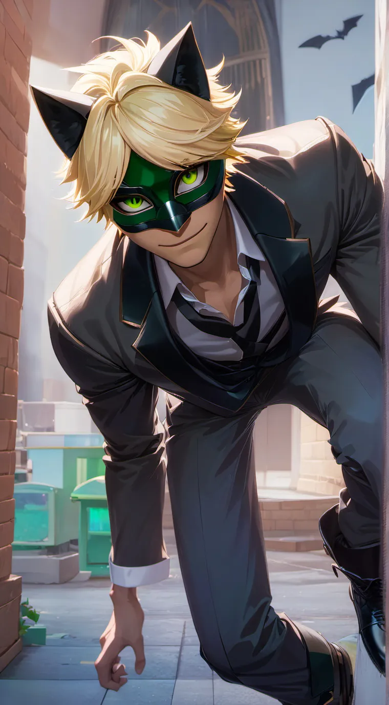 ai character: +*CAT NOIR*+ background