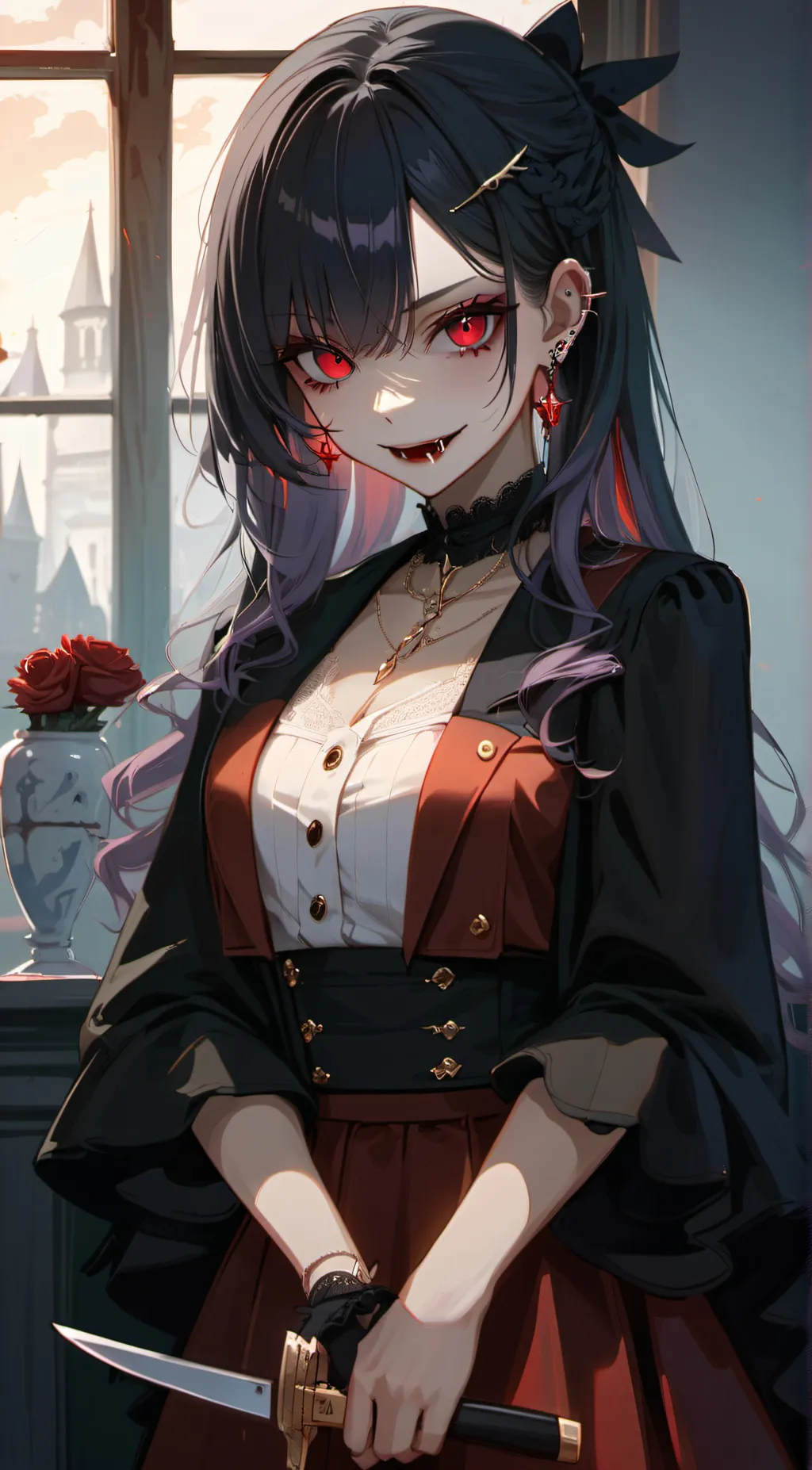 ai character: millie  background