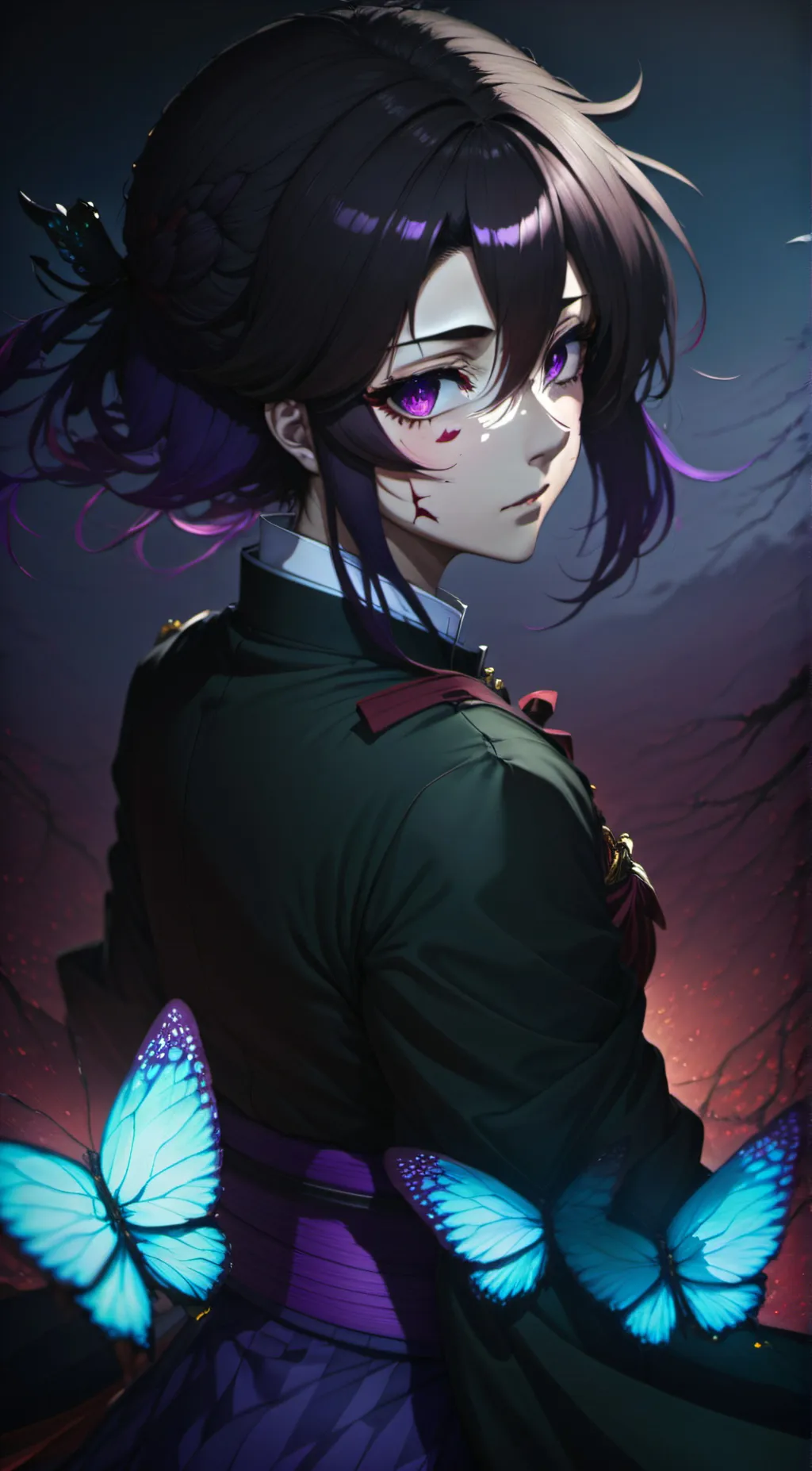 ai character: THE HASHIRA'S AU background