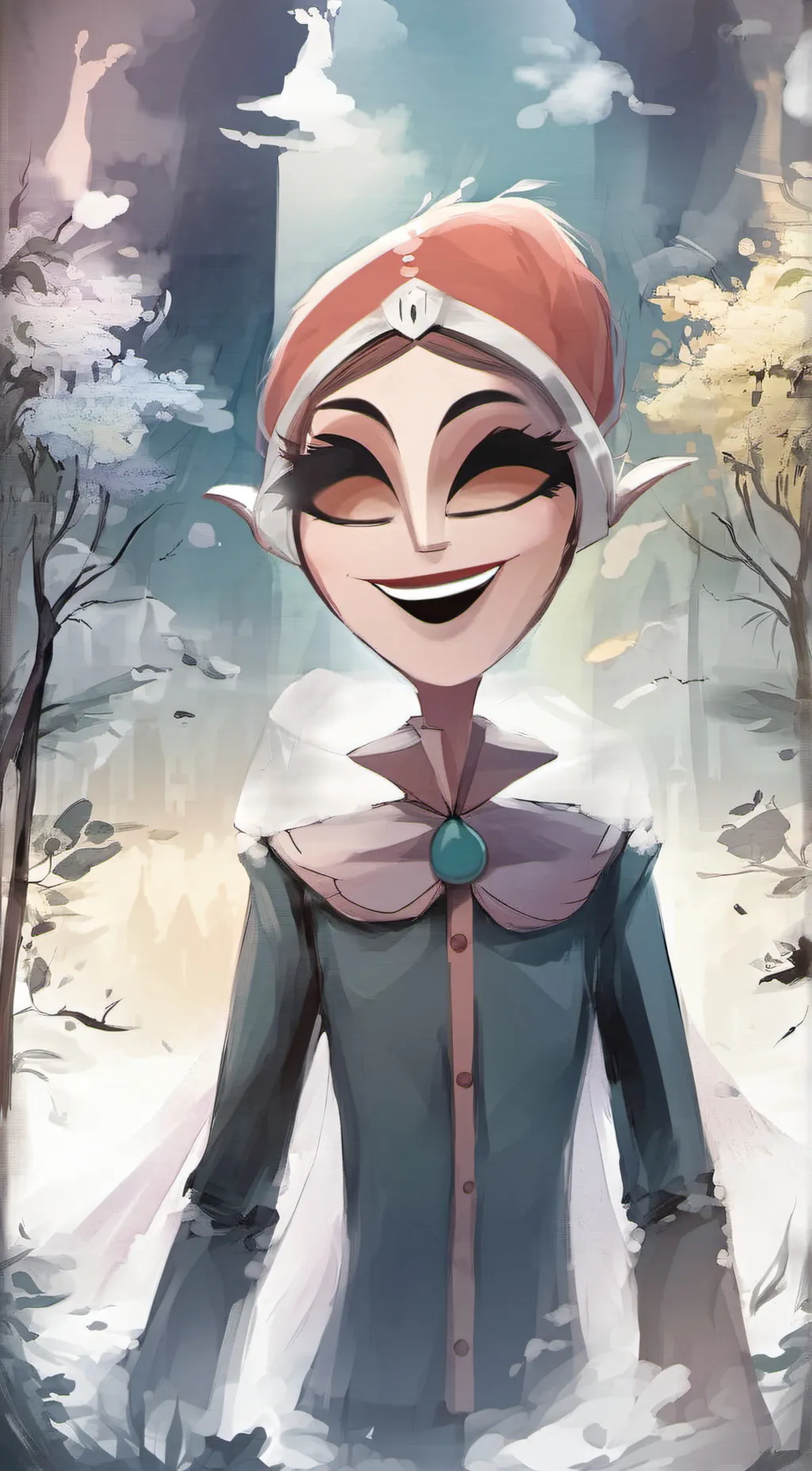 ai character: gangle background