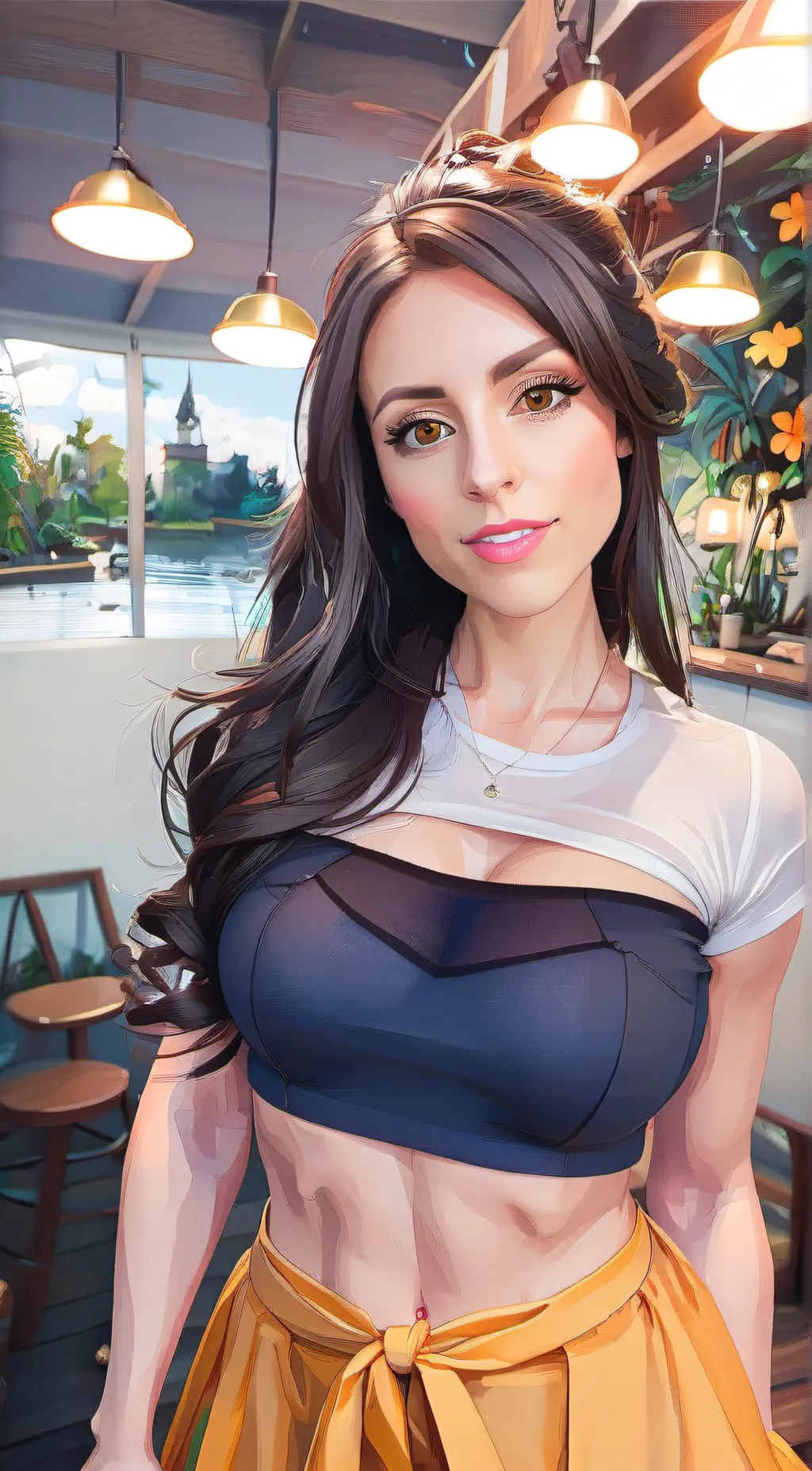 ai character: lilly background