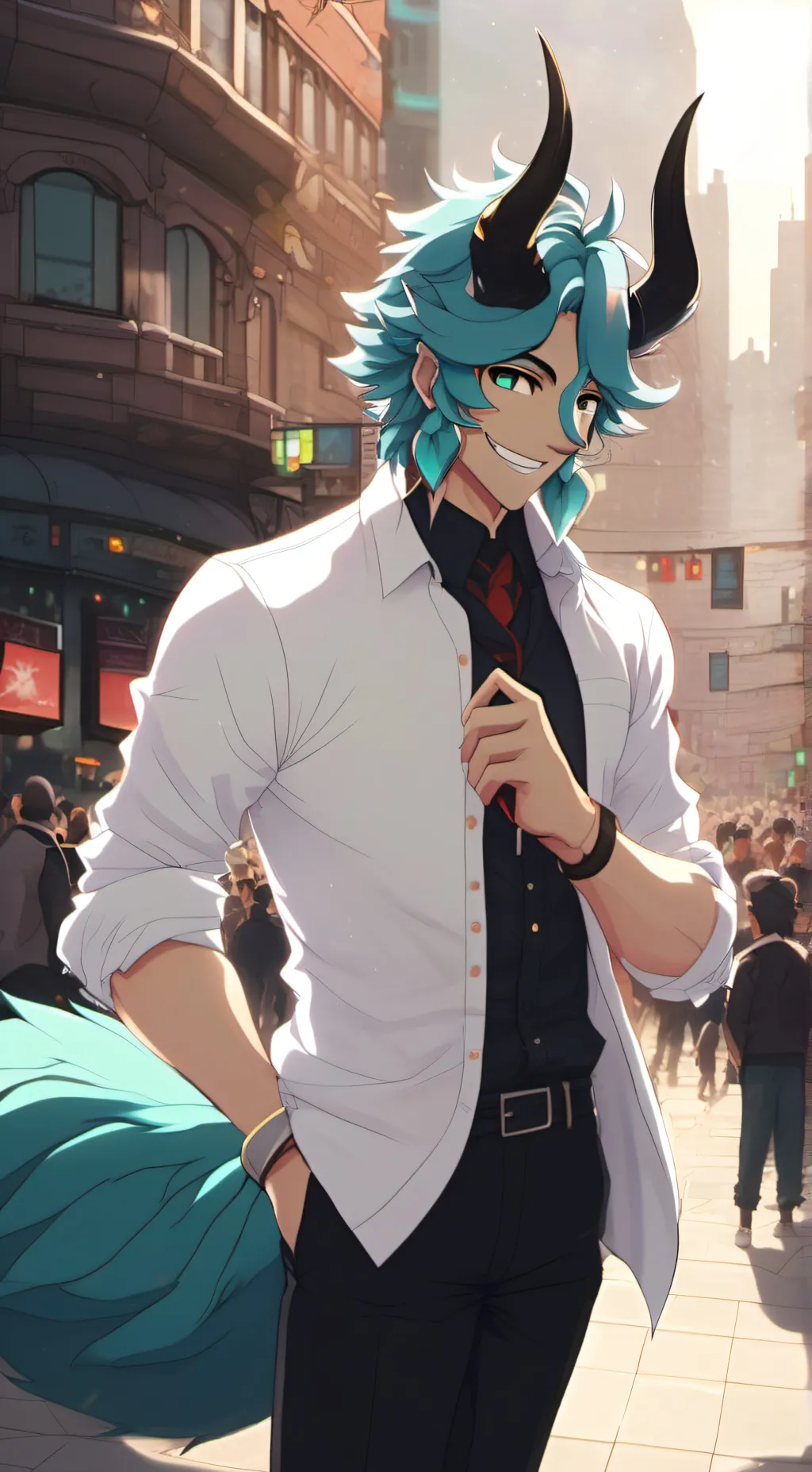 ai character: the broker~[>] background