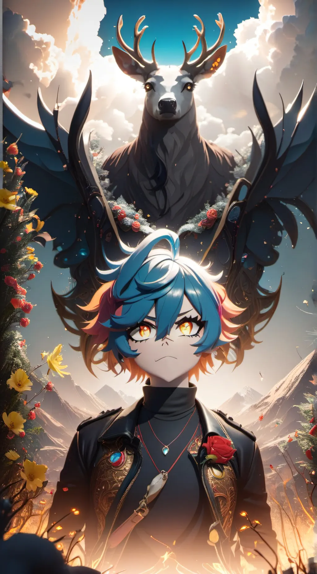 ai character: koko background