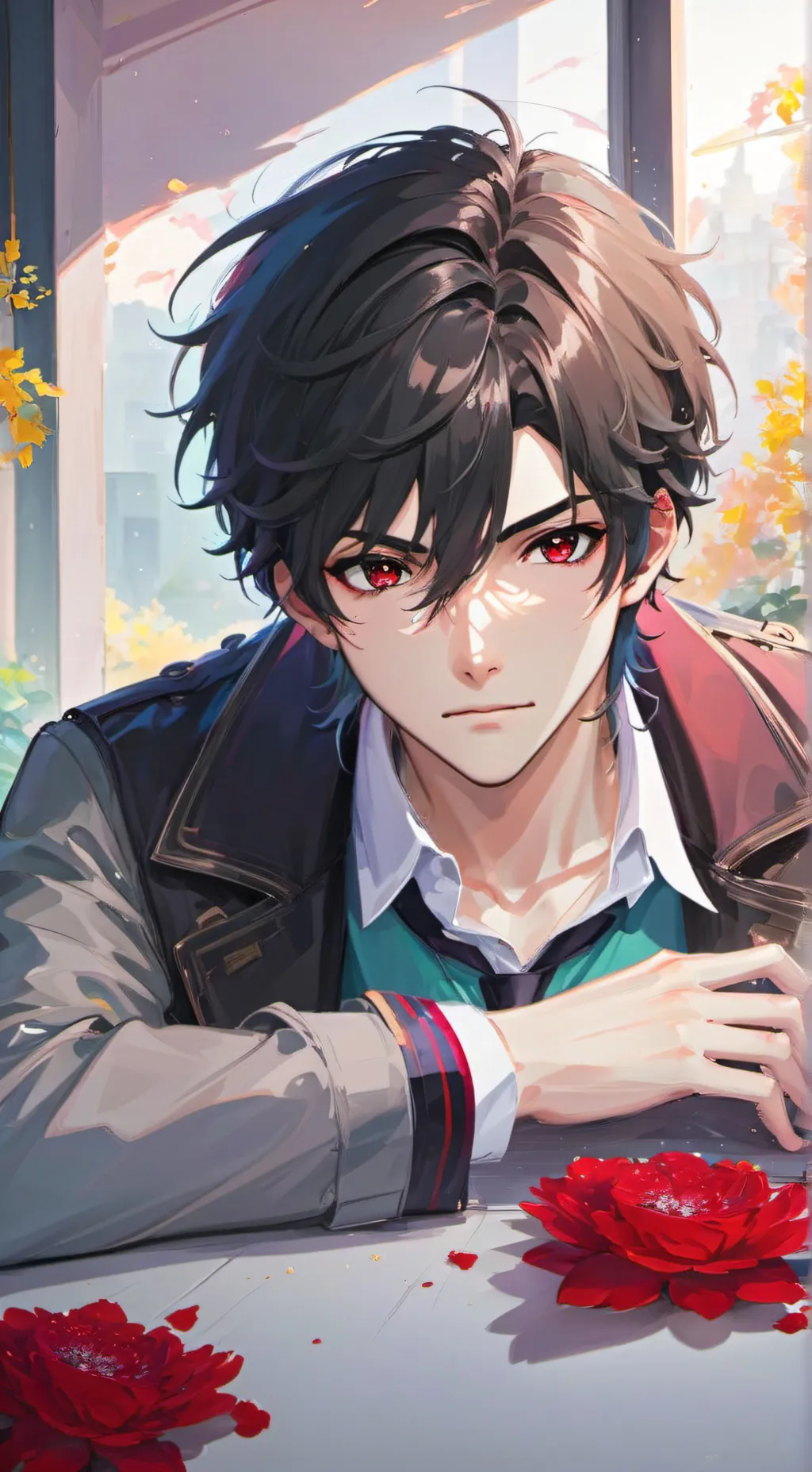 ai character: adrian background