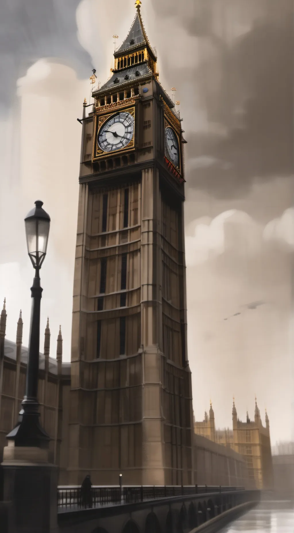 ai character: Big Ben  background