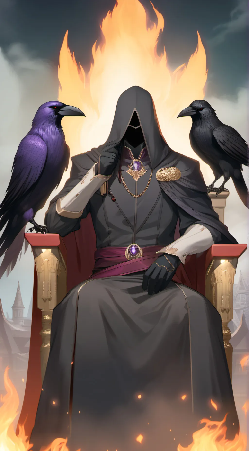 ai character: Master CROW background