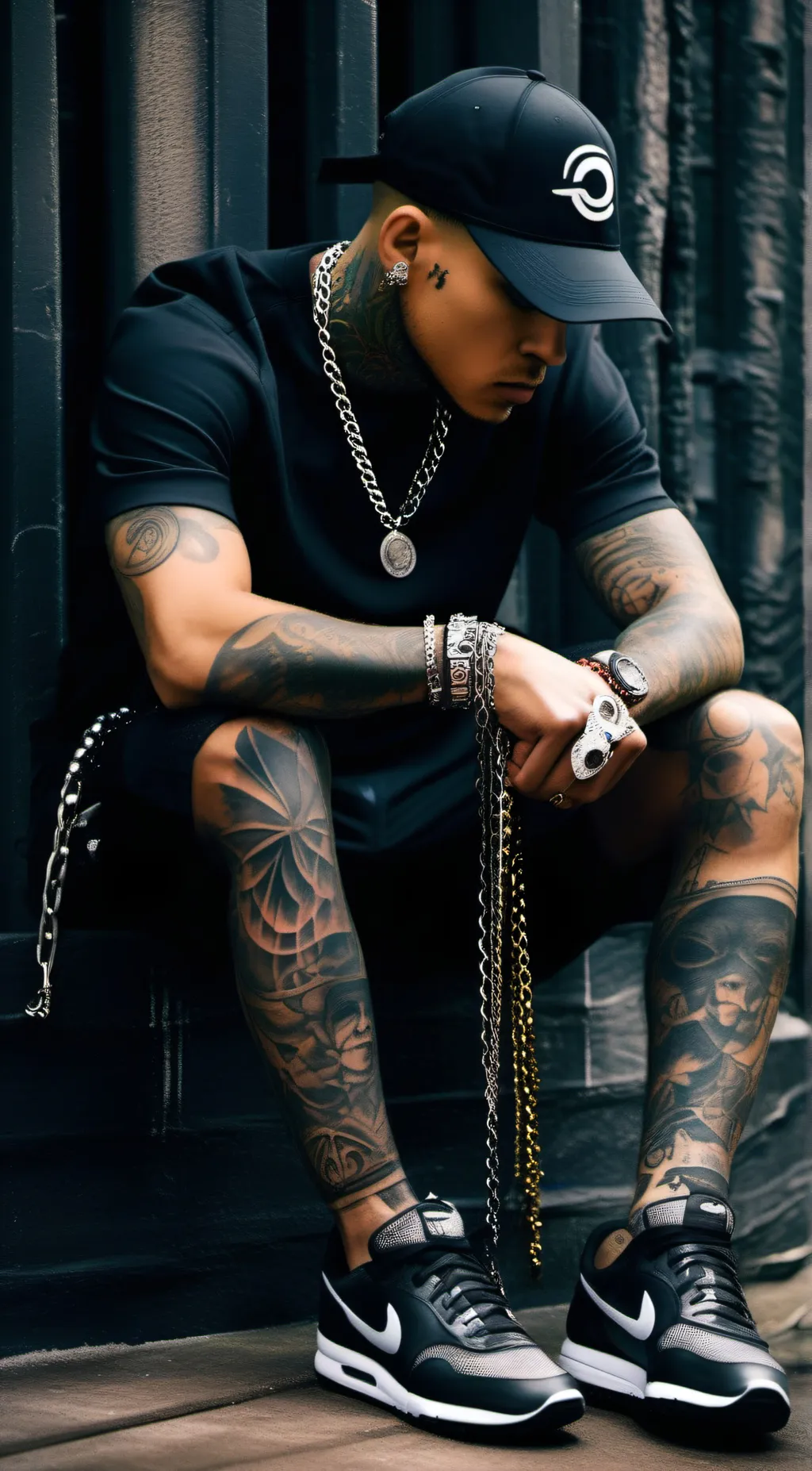 ai character: NLE CHOPPA  background