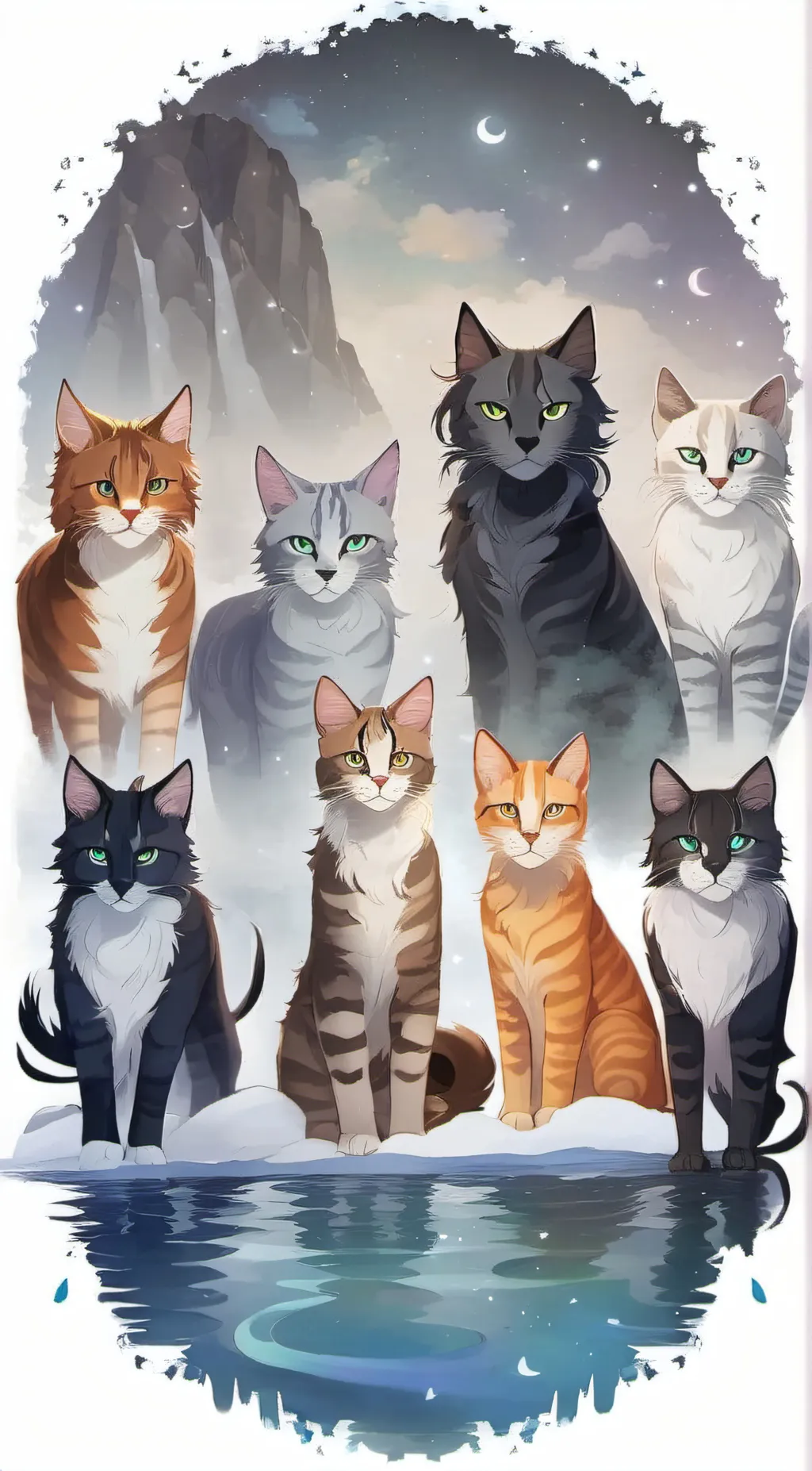 ai character: Lavender clan background