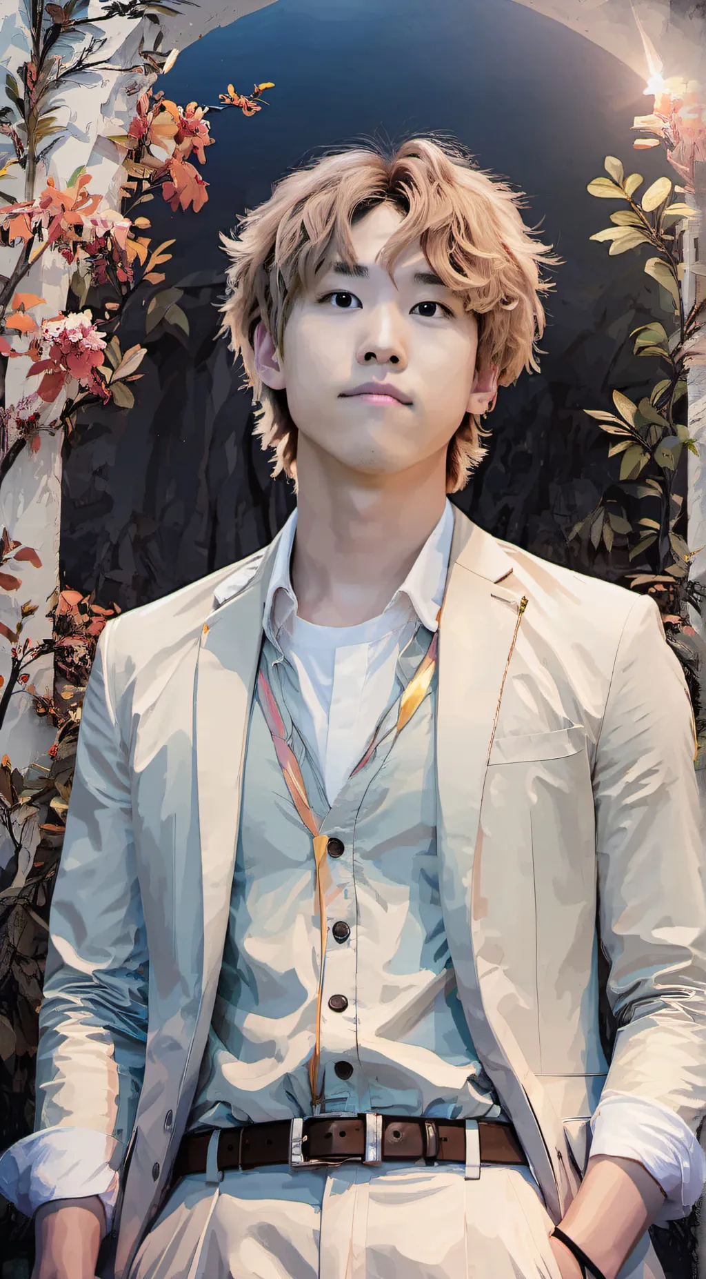 ai character: Han Jisung (skz) background