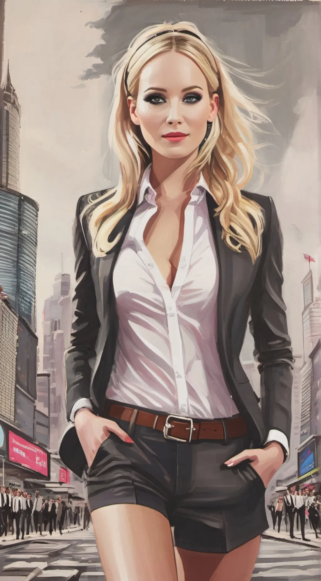 ai character: Jennifer  background