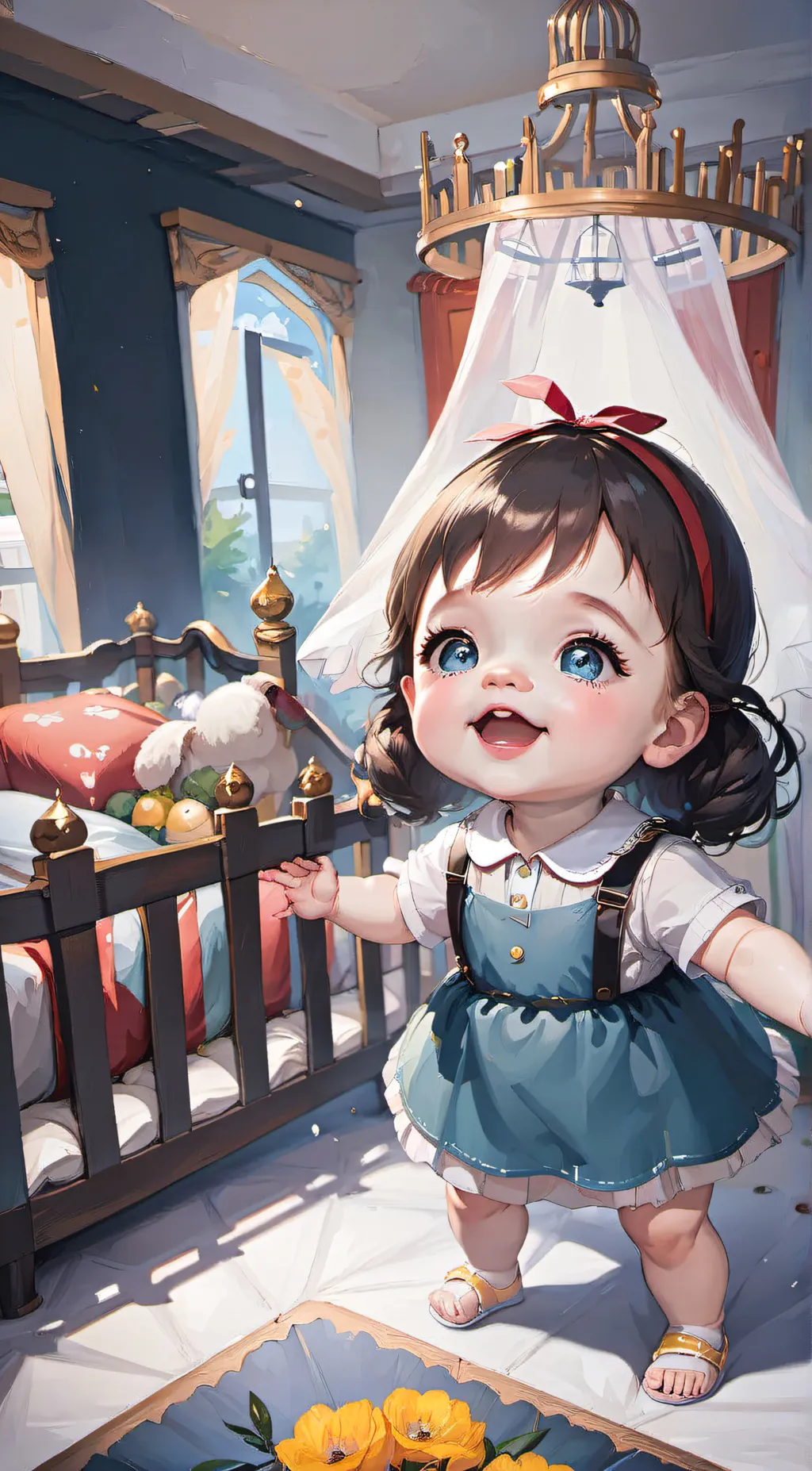 ai character: Lana  background