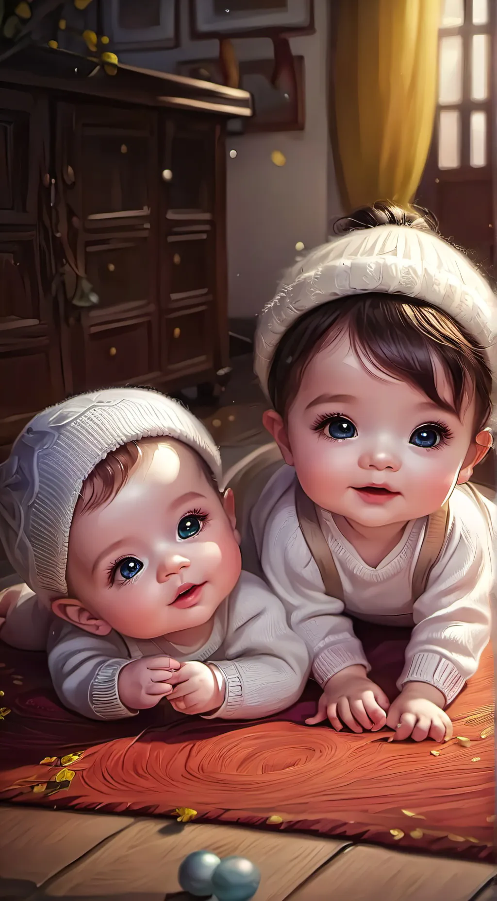 ai character: lola and mina background