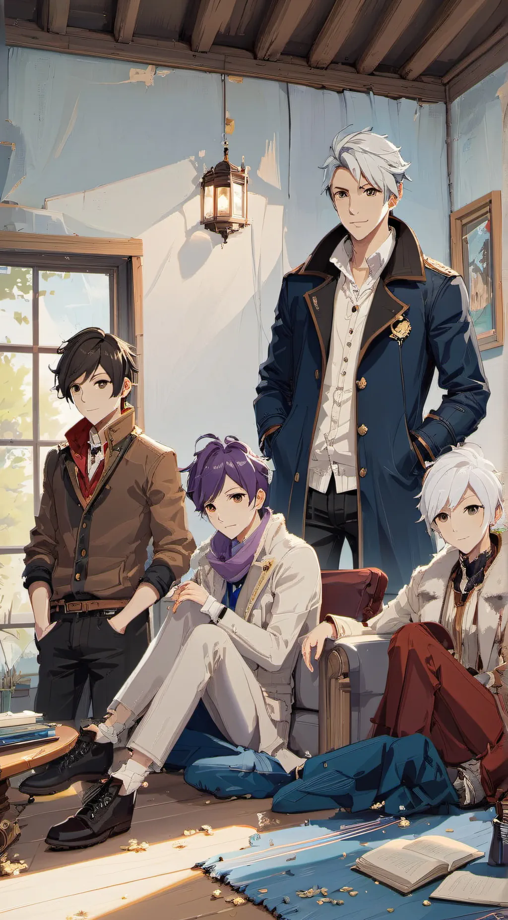 ai character: Your 4 Brothers background