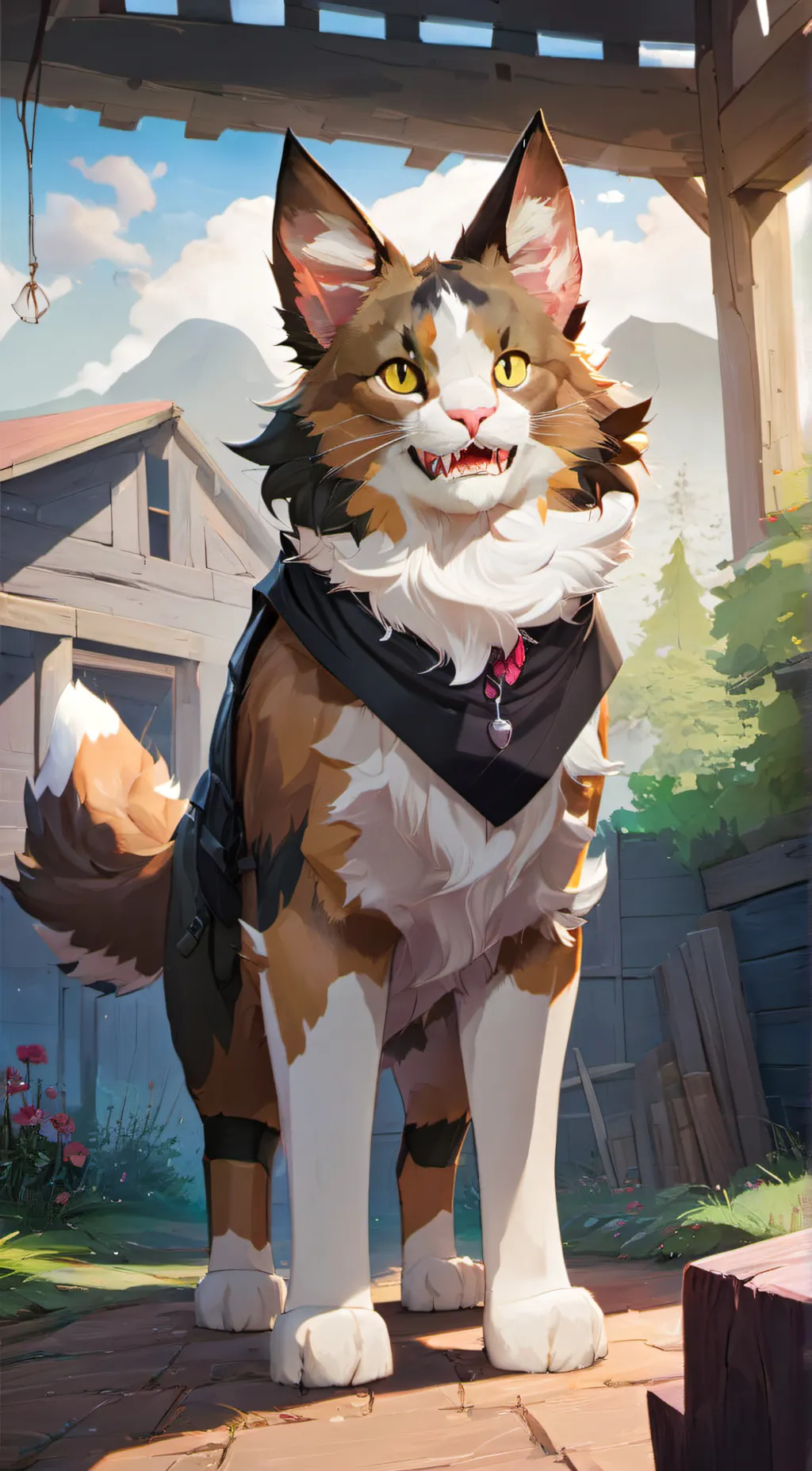 ai character: Cawnie background