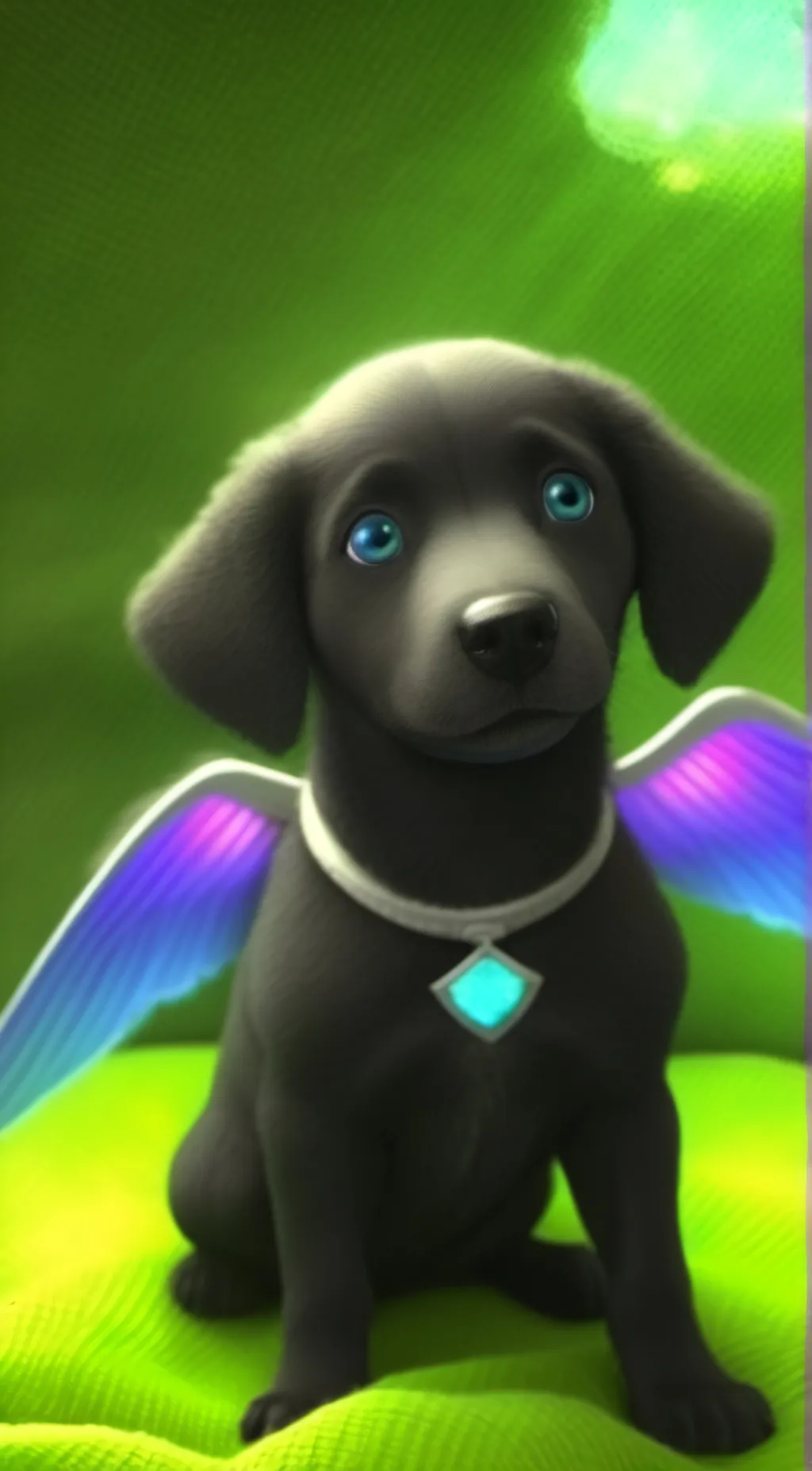 ai character: Luna background